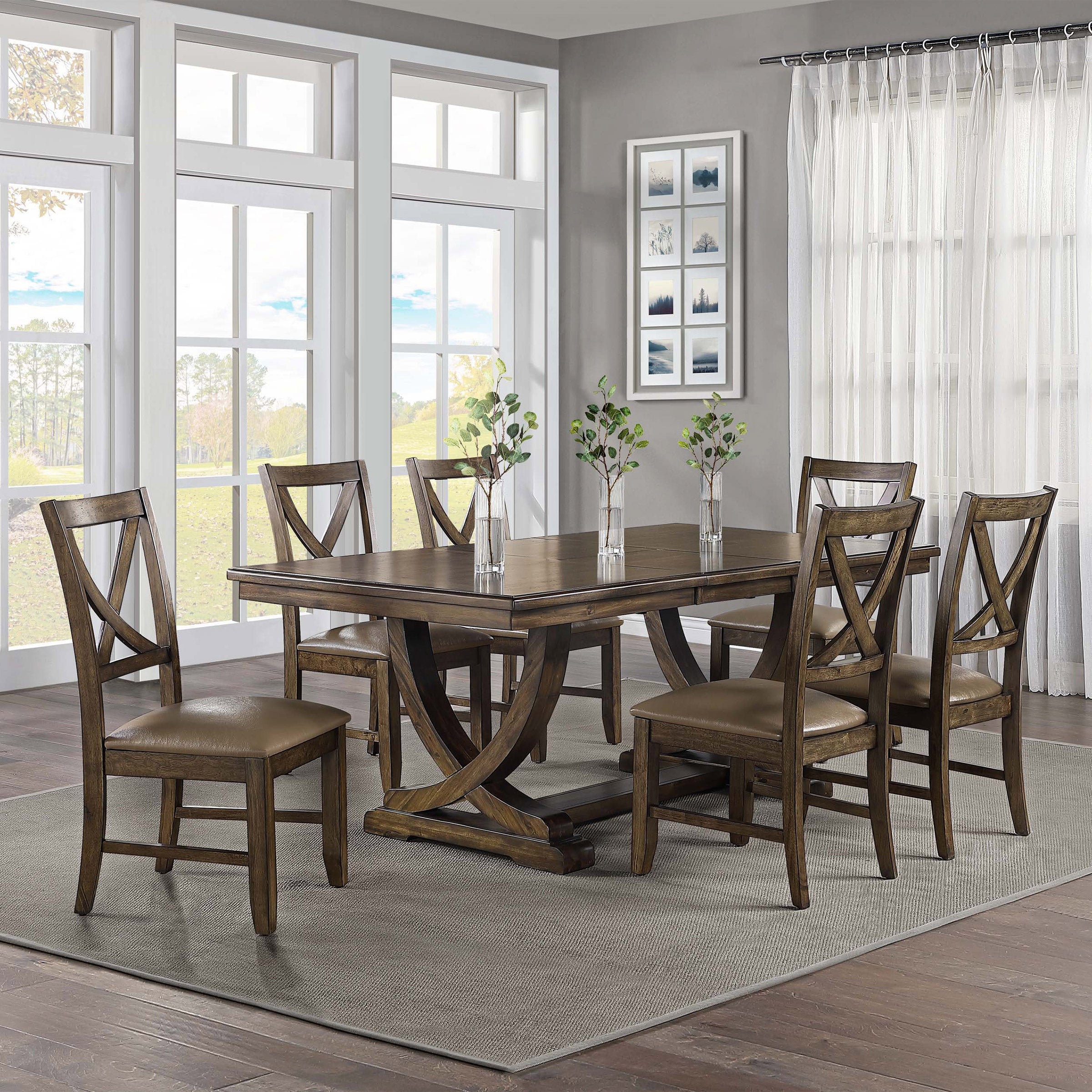 BAYSIDE FURNISHINGS LAKEMONT 7PC DINING