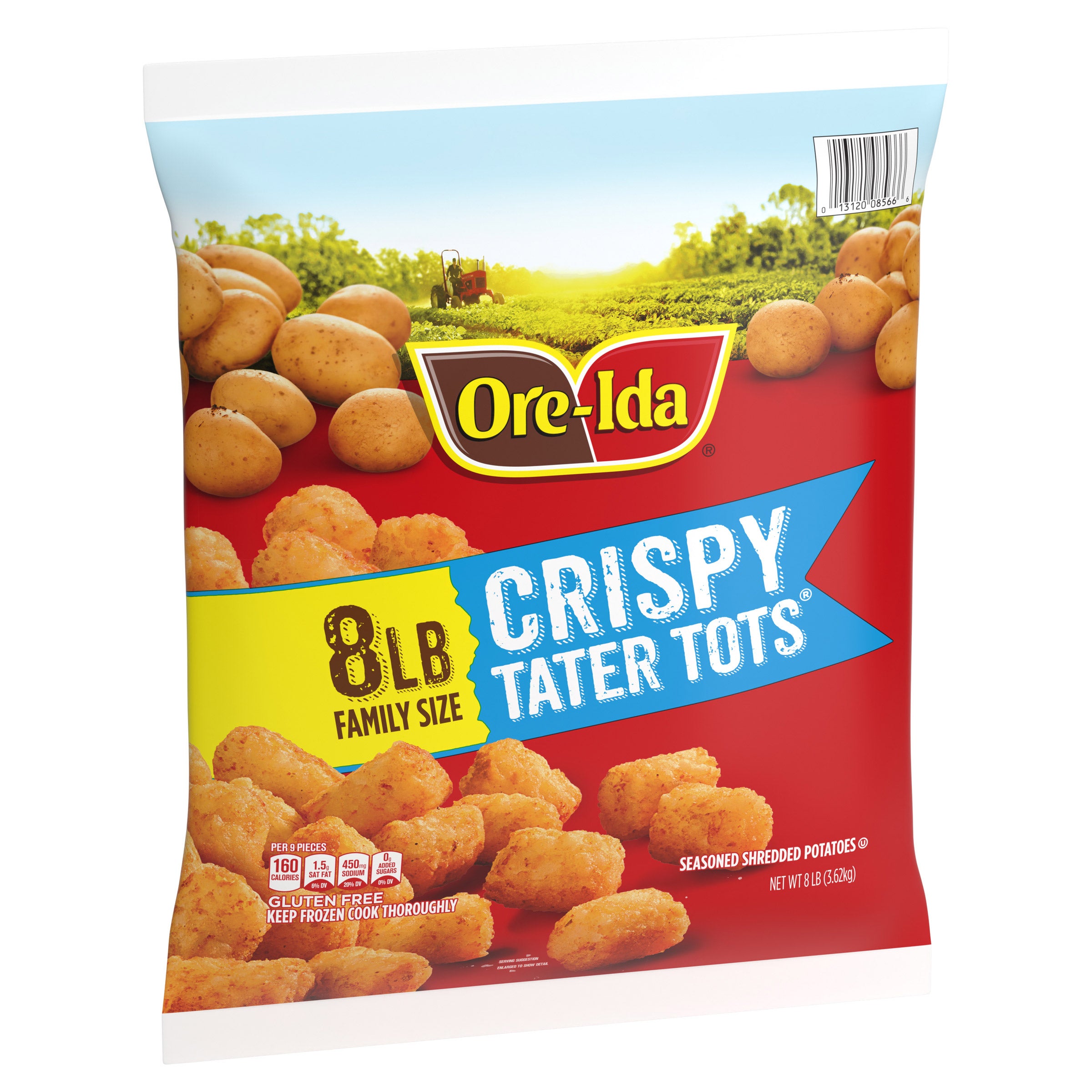 ORE-IDA CRISPY TATER TOTS 8 LBS - Image 1