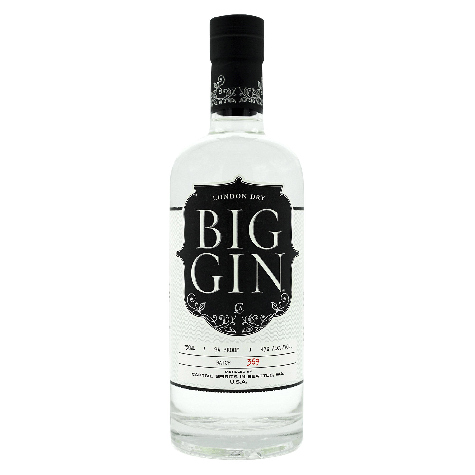 BIG GIN LONDON DRY SEATTLE 750ML