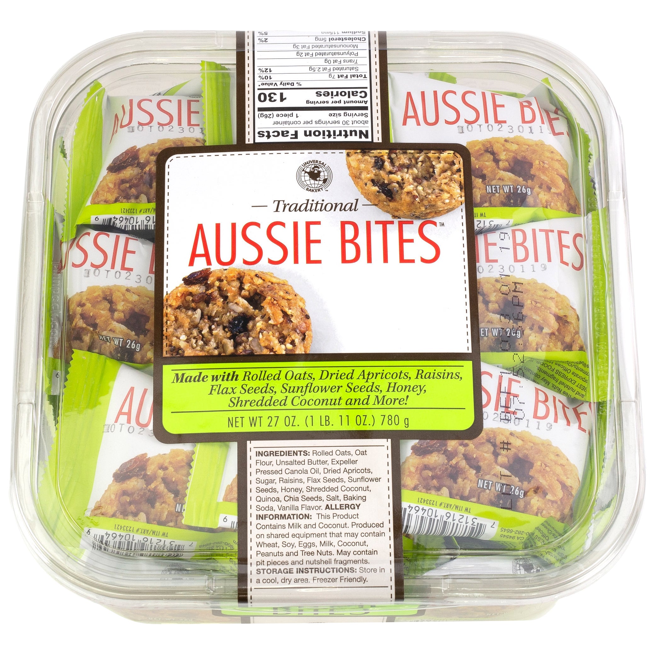 UNIVERSAL BAKERY AUSSIE BITES 27 OZ