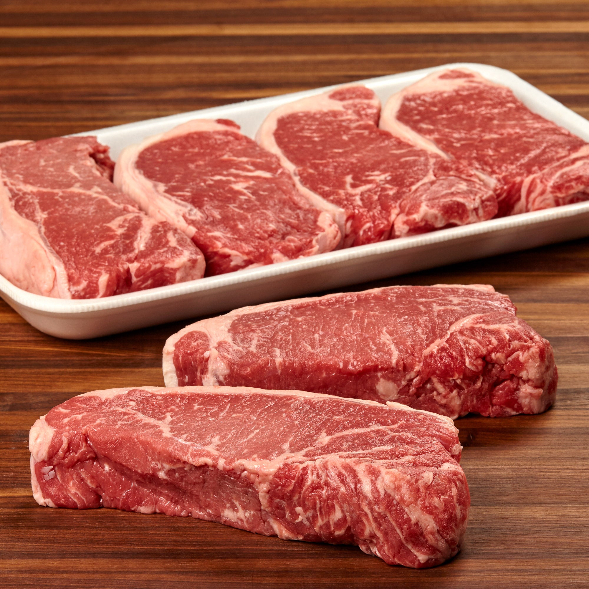 BEEF LOIN NEW YORK STEAK USDA CHOICE PER LB