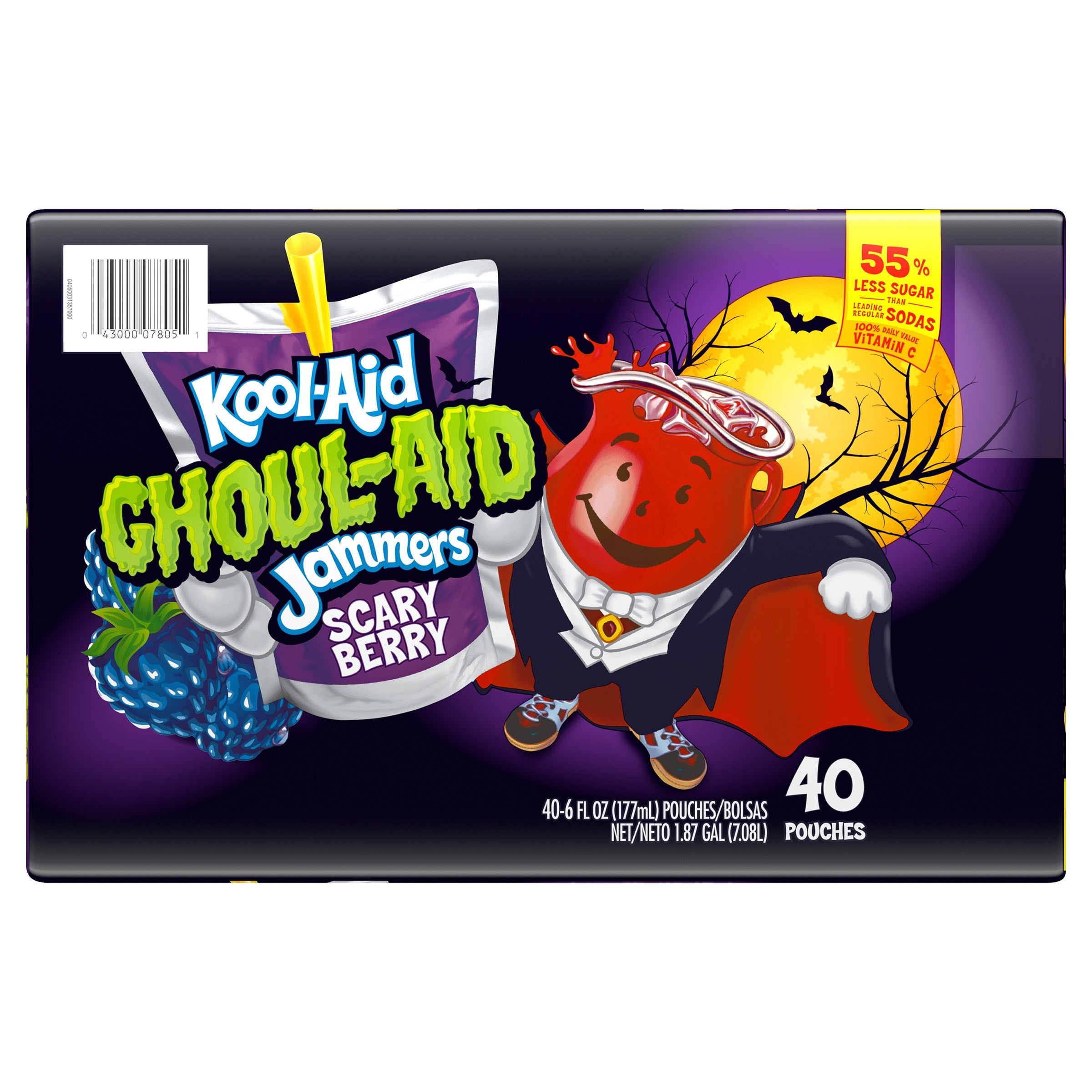 KOOL-AID GHOUL-AID SCARY BERRY 40/6 OZ