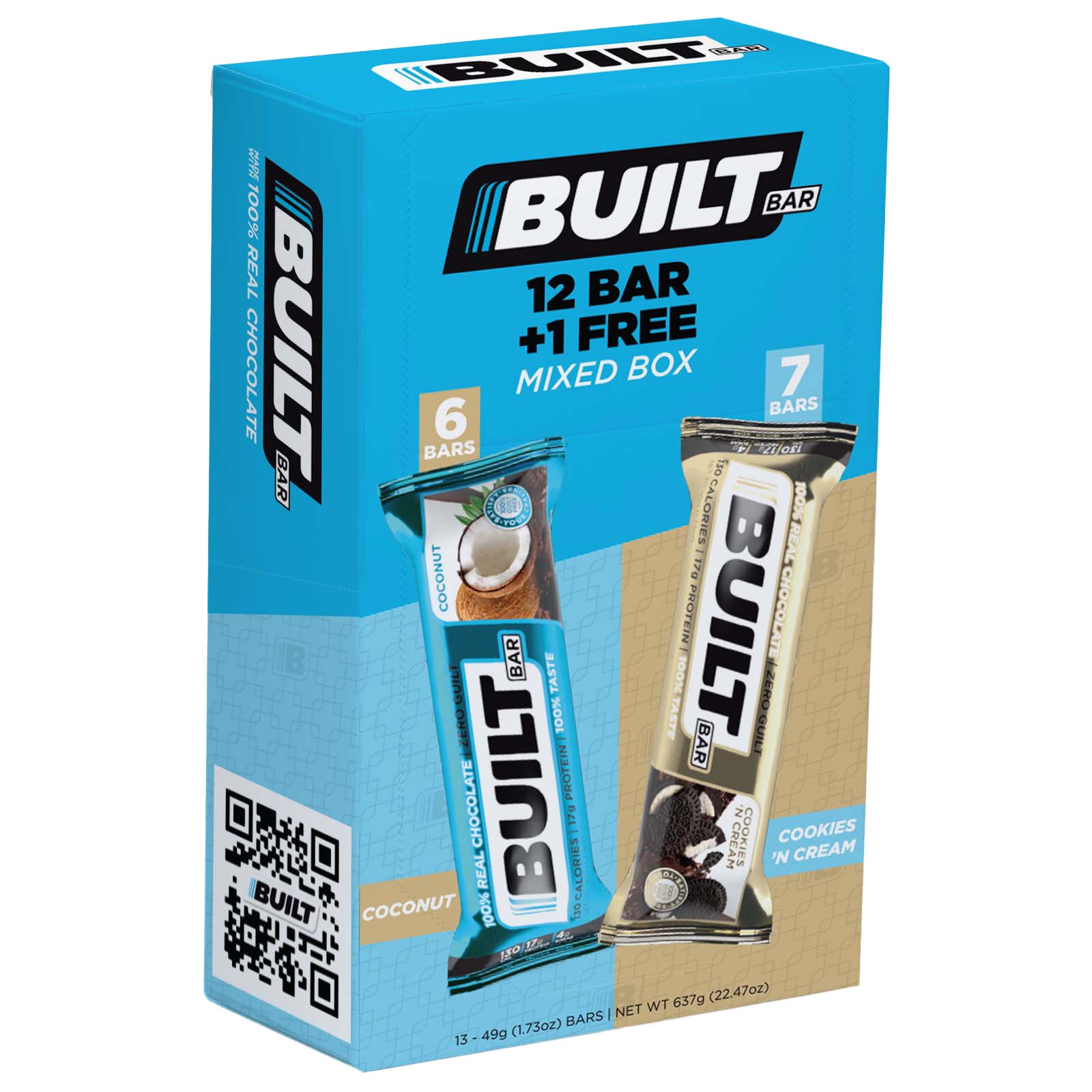 BUILT BAR VARIETY 13/1.69 OZ