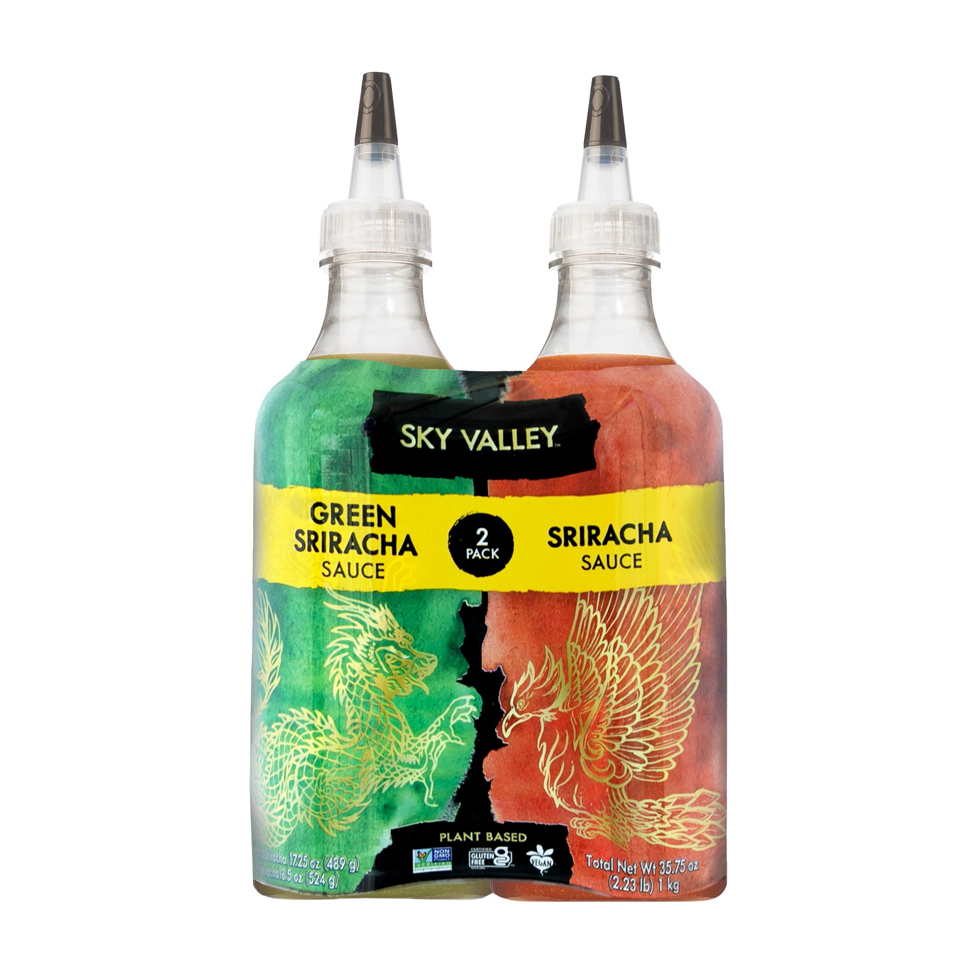 SKY VALLEY SRIRACHA RED/GREEN VARIETY PACK 2 PACK / 36.25 OZ