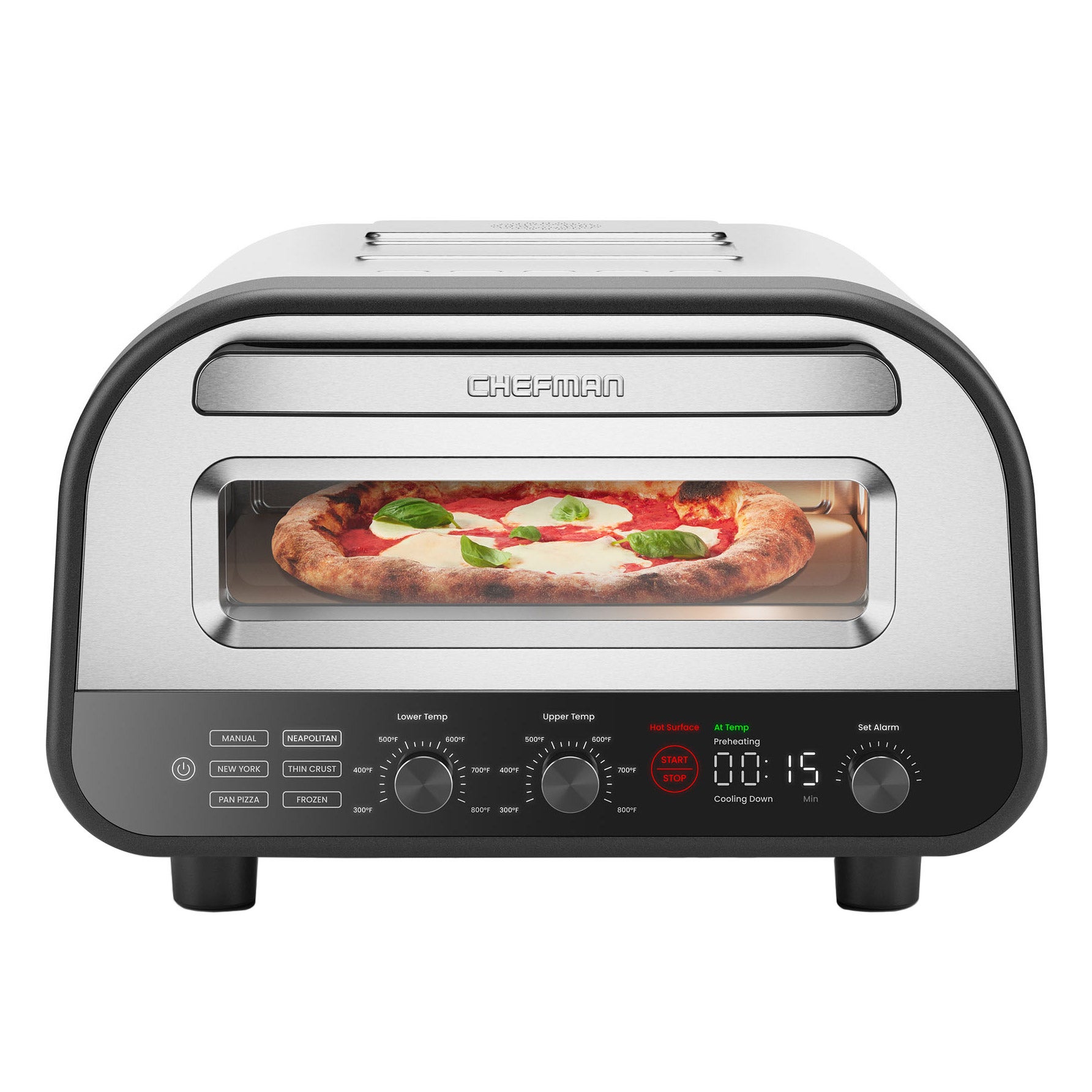 CHEFMAN HOME SLICE INDOOR ELECTRIC PIZZA OVEN