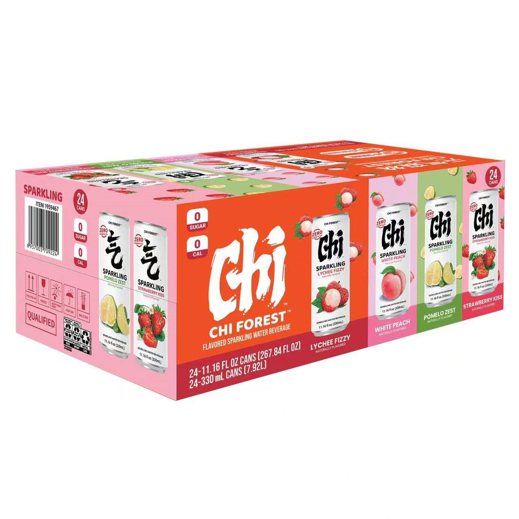 CHI FOREST VARIETY SPARKLING WATER 24/11.15 OZ