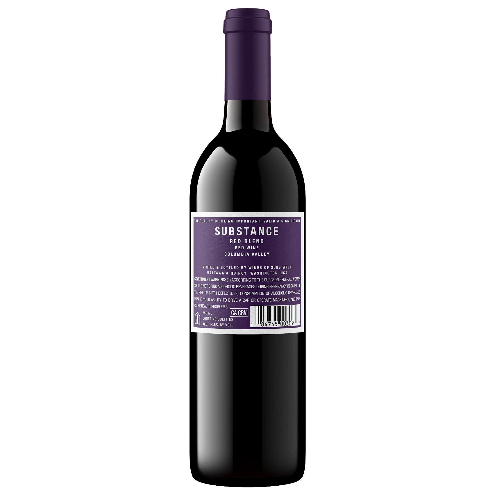 SUBSTANCE RED BLEND COLUMBIA VALLEY 750ML