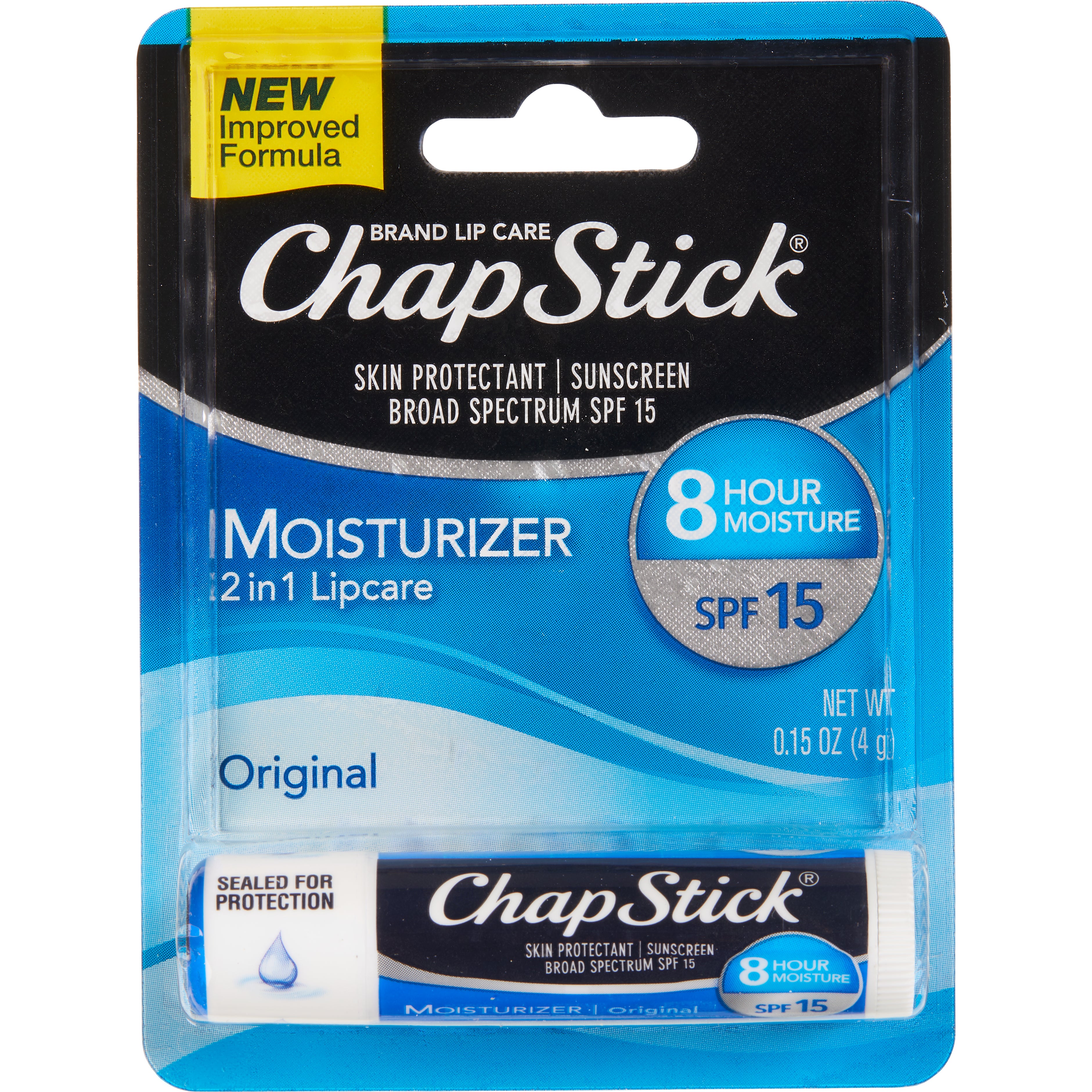 CHAPSTICK LIP MOISTURIZER ORIGINAL 12/.15 OZ - Image 1