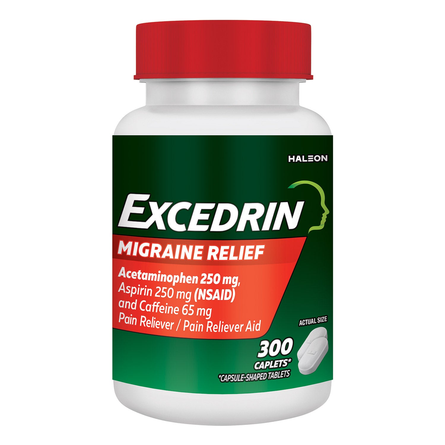 EXCEDRIN MIGRAINE CAPLETS 300 COUNT - Image 1