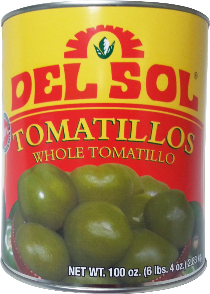 DEL SOL WHOLE TOMATILLOS #10 CAN