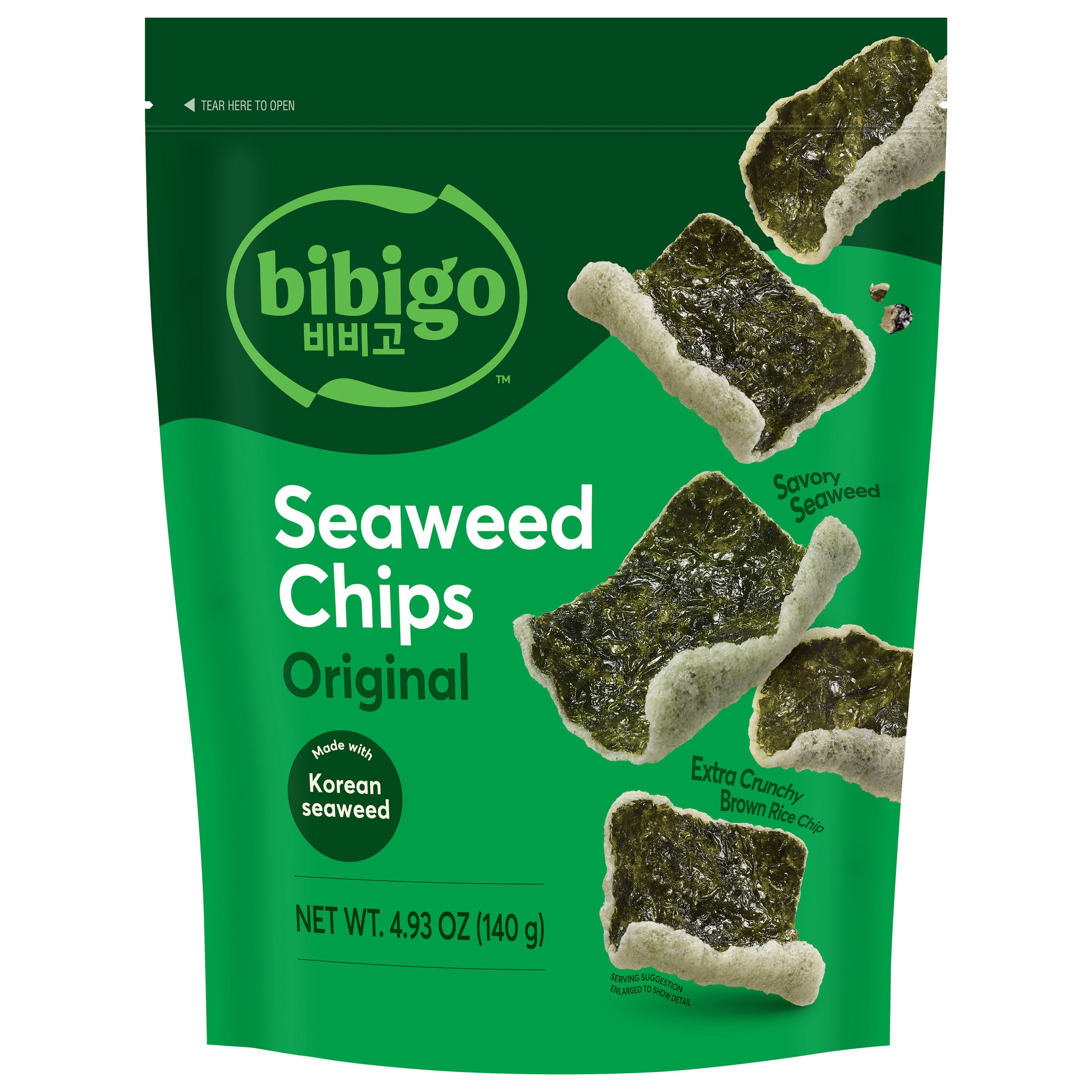 BIBIGO SEAWEED CHIPS 4.96 OZ - Image 1