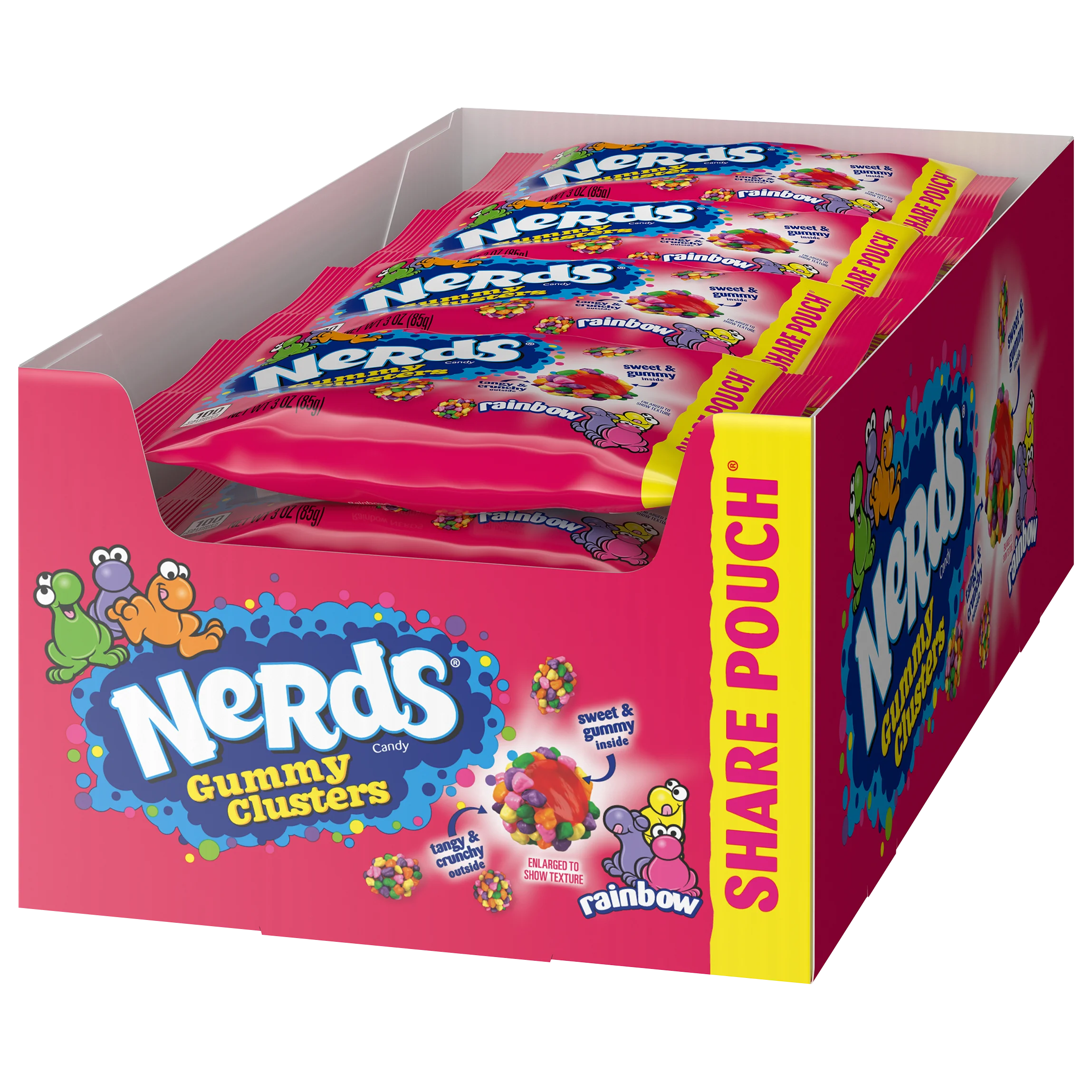 NERDS GUMMY CLUSTERS RAINBOW 12CT / 3OZ - Image 1