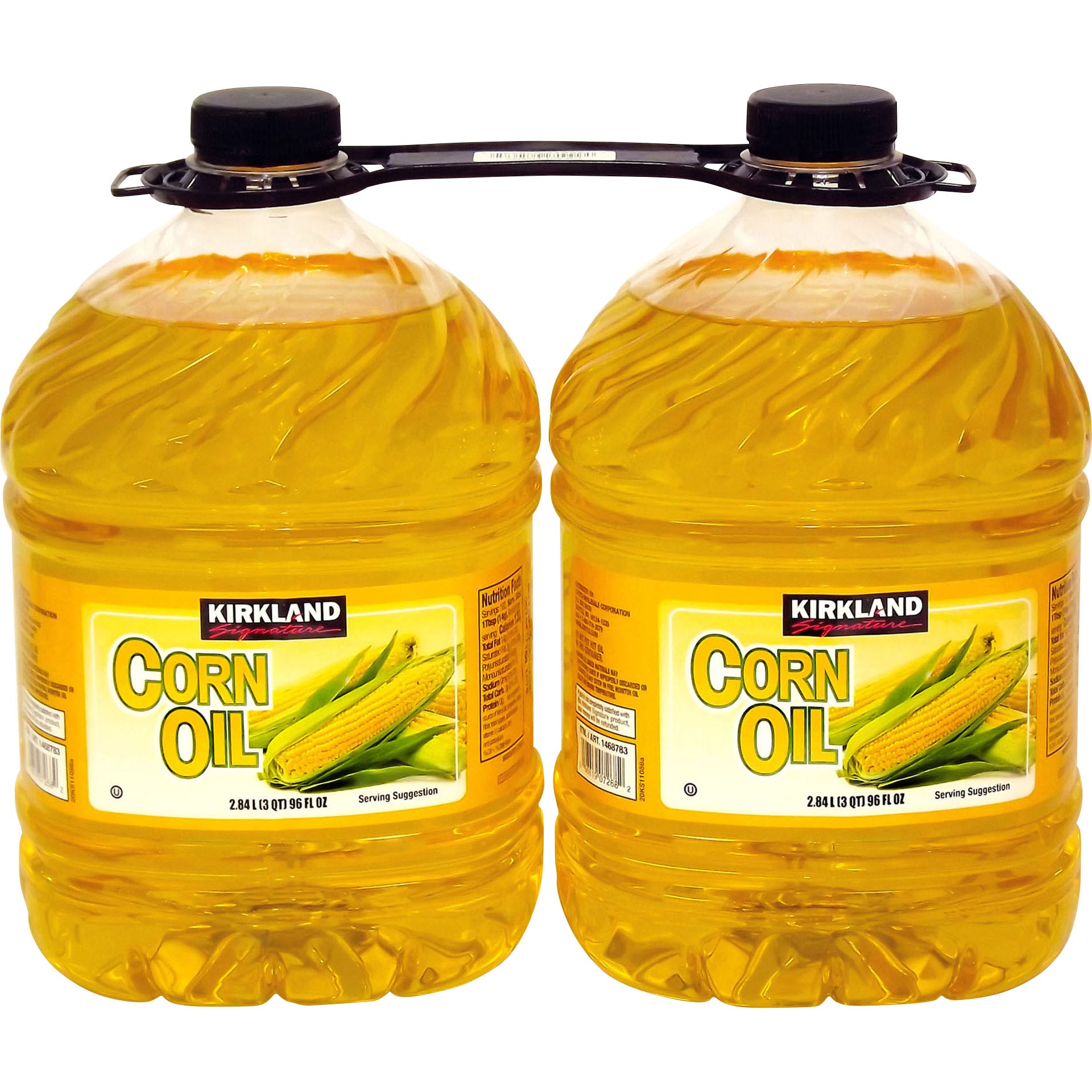 KIRKLAND SIGNATURE CORN OIL 2/3 QUART BOTTLES - Image 1