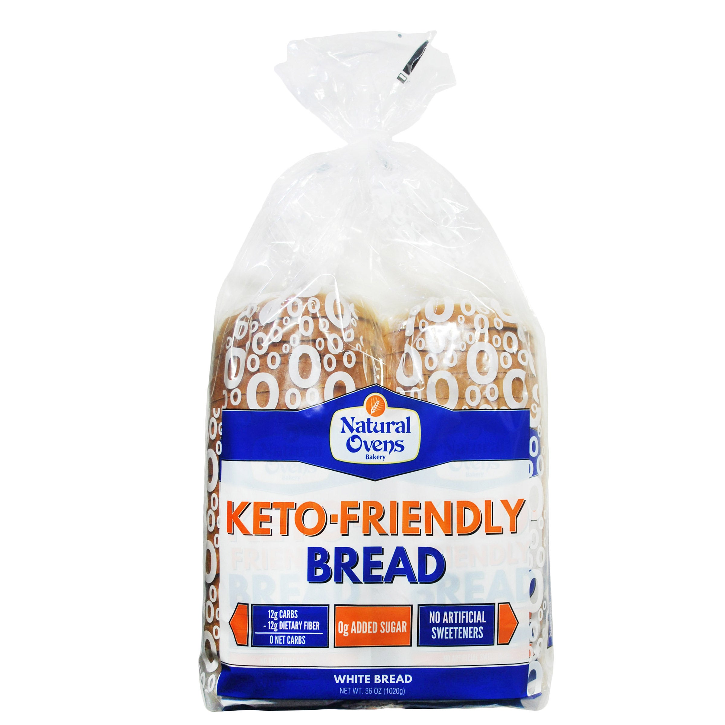 NATURAL OVENS KETO FRIENDLY BREAD 2/18 OZ - Image 1