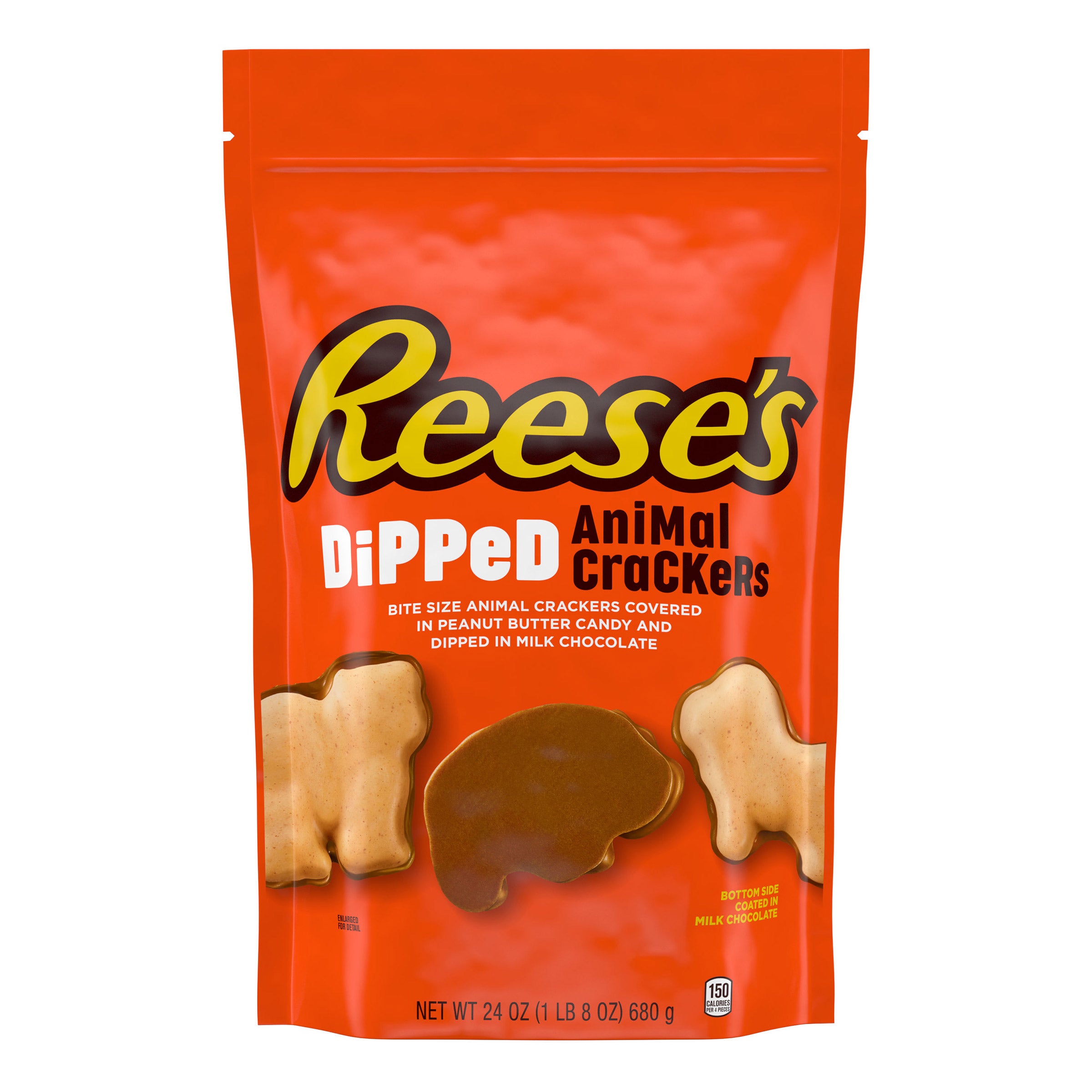 REESE'S DIPPED ANIMAL CRACKERS 24 OUNCE BAG