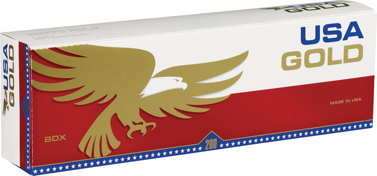 USA USA GOLD RED KING BOX