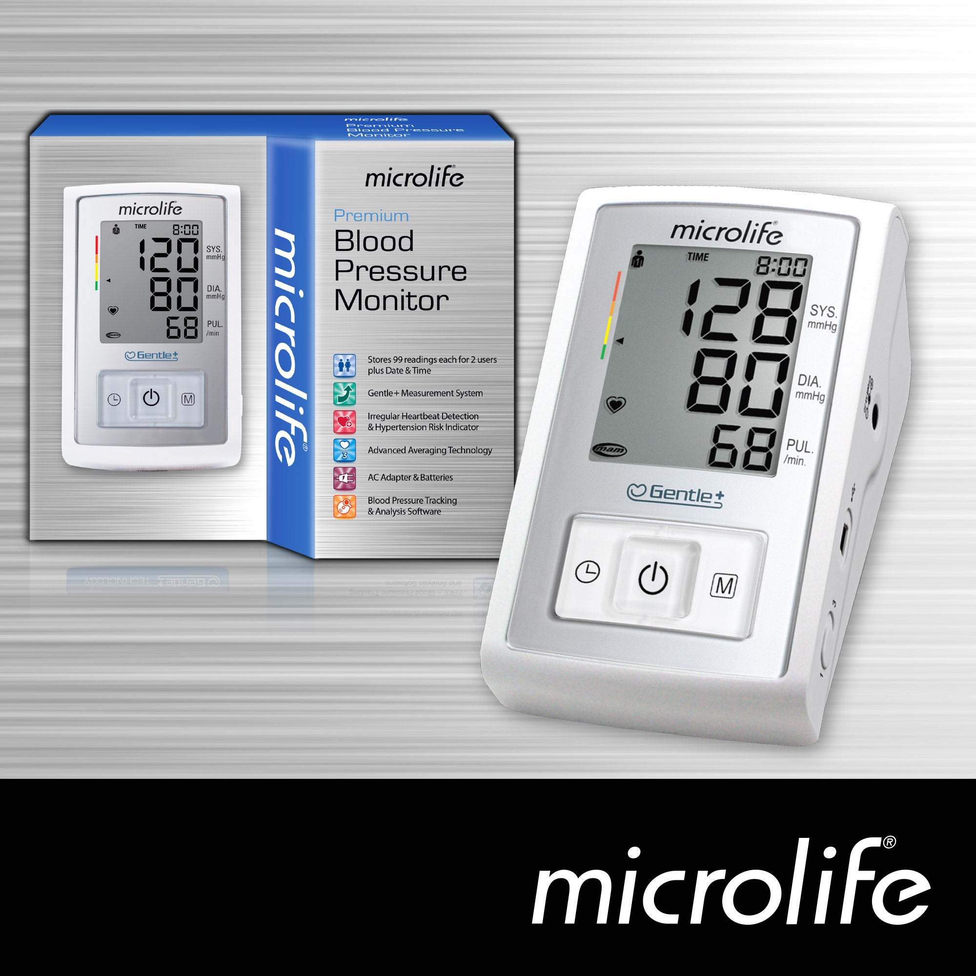 MICROLIFE PREMIUM ARM BLOOD PRESSURE MONITOR MODEL BP3GX1-5A - Image 1