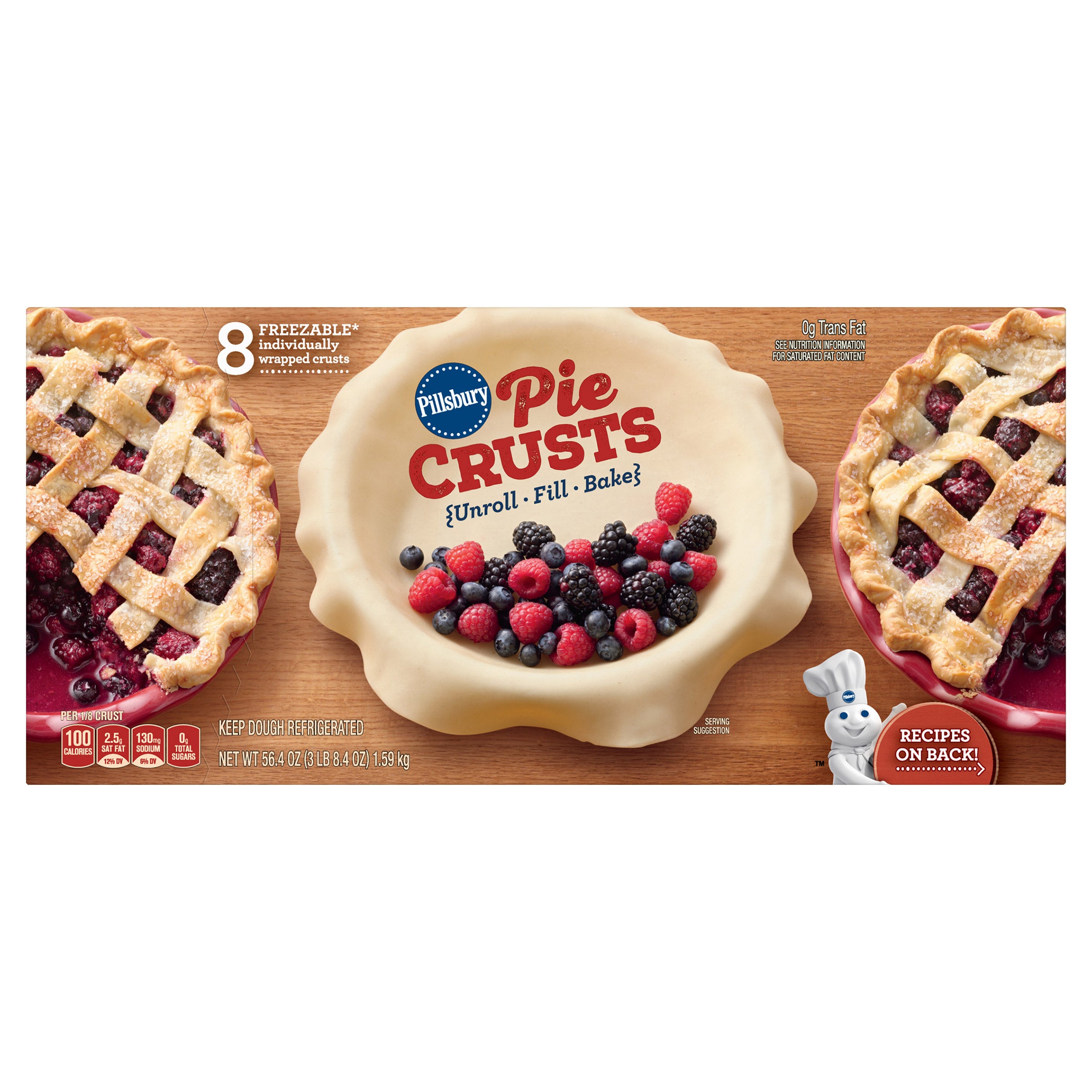PILLSBURY PIE CRUST 8 COUNT - Image 1