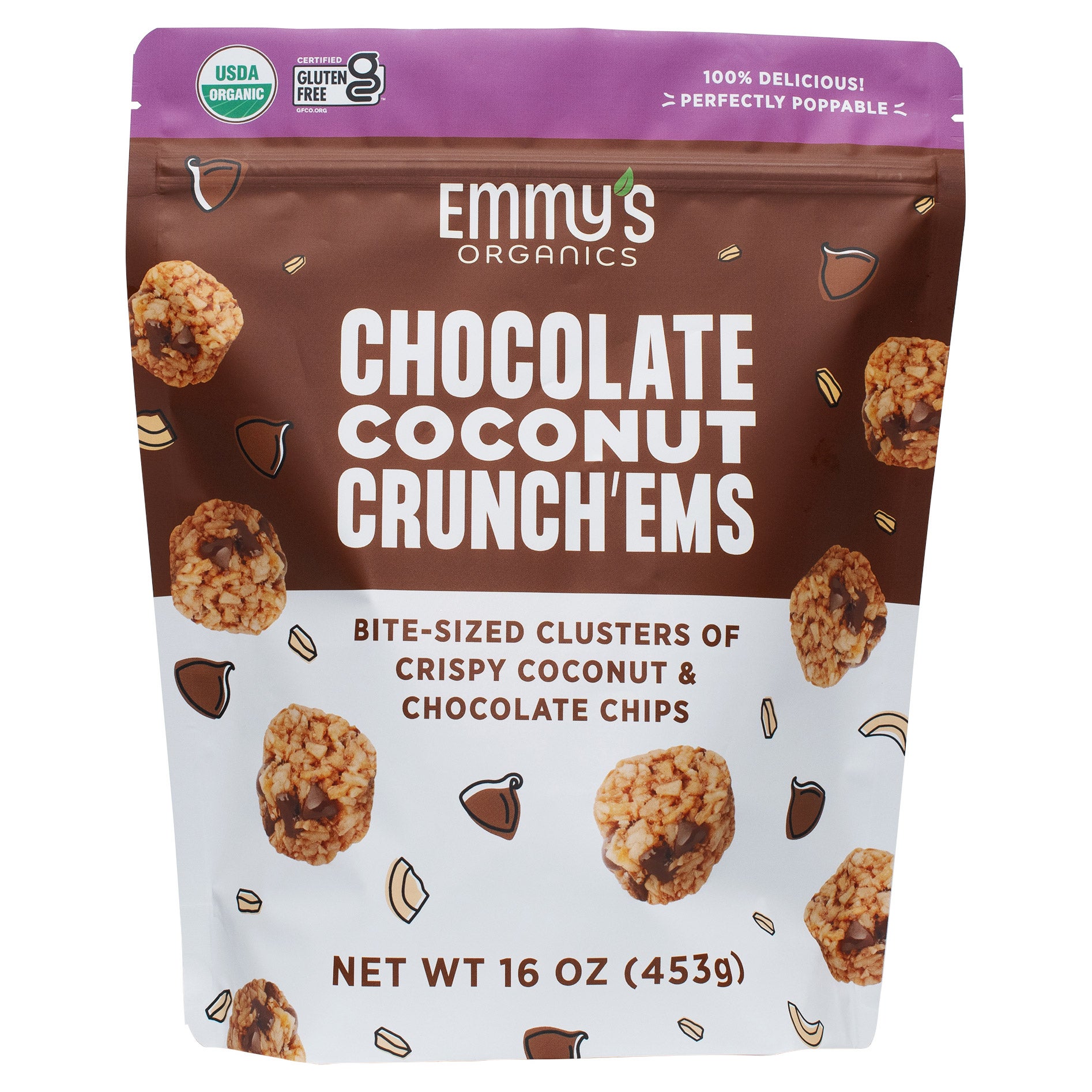 EMMYS ORGANICS CRUNCH'EMS 16 OZ - Image 1