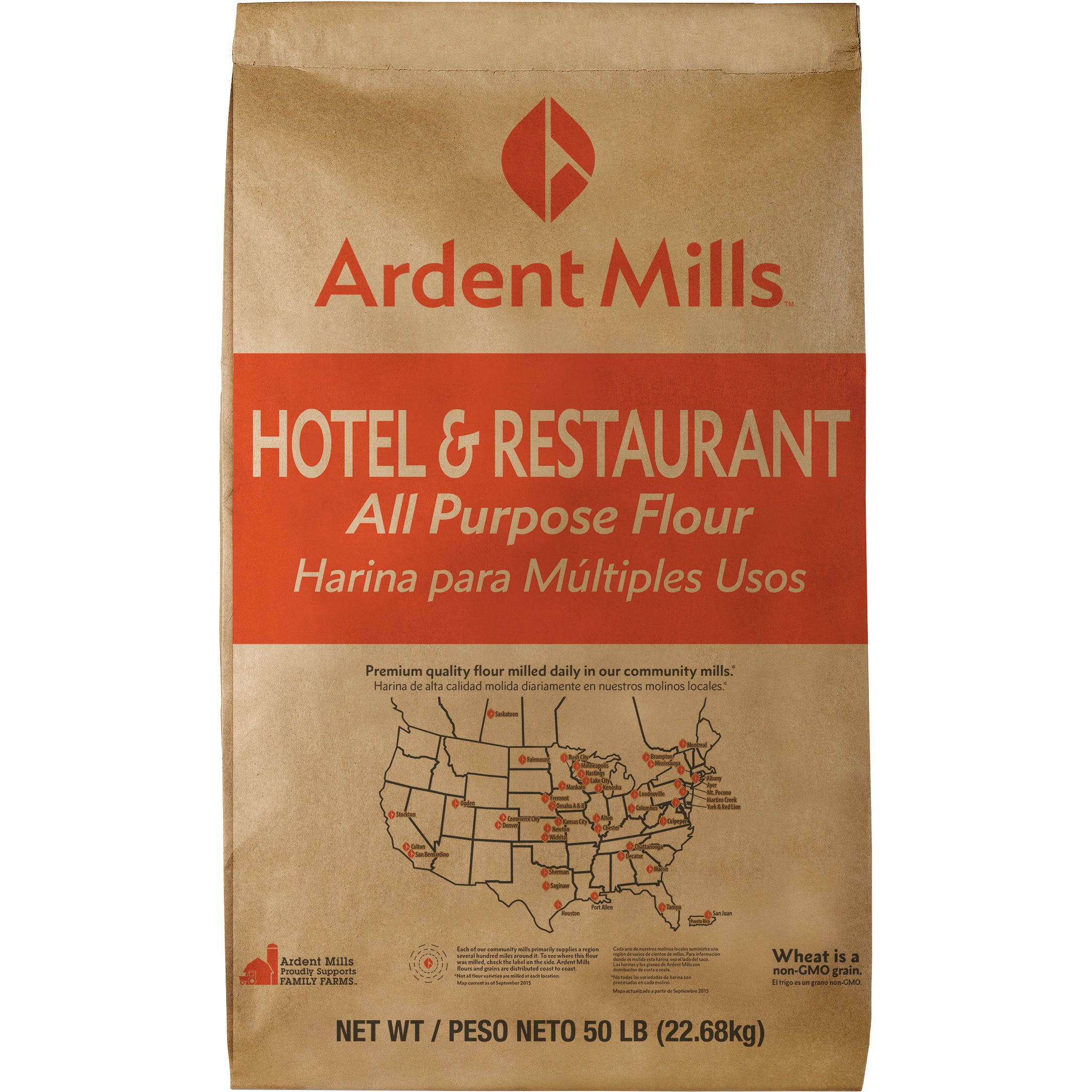 ARDENT MILLS UNBLEACHED FLOUR 50 LB