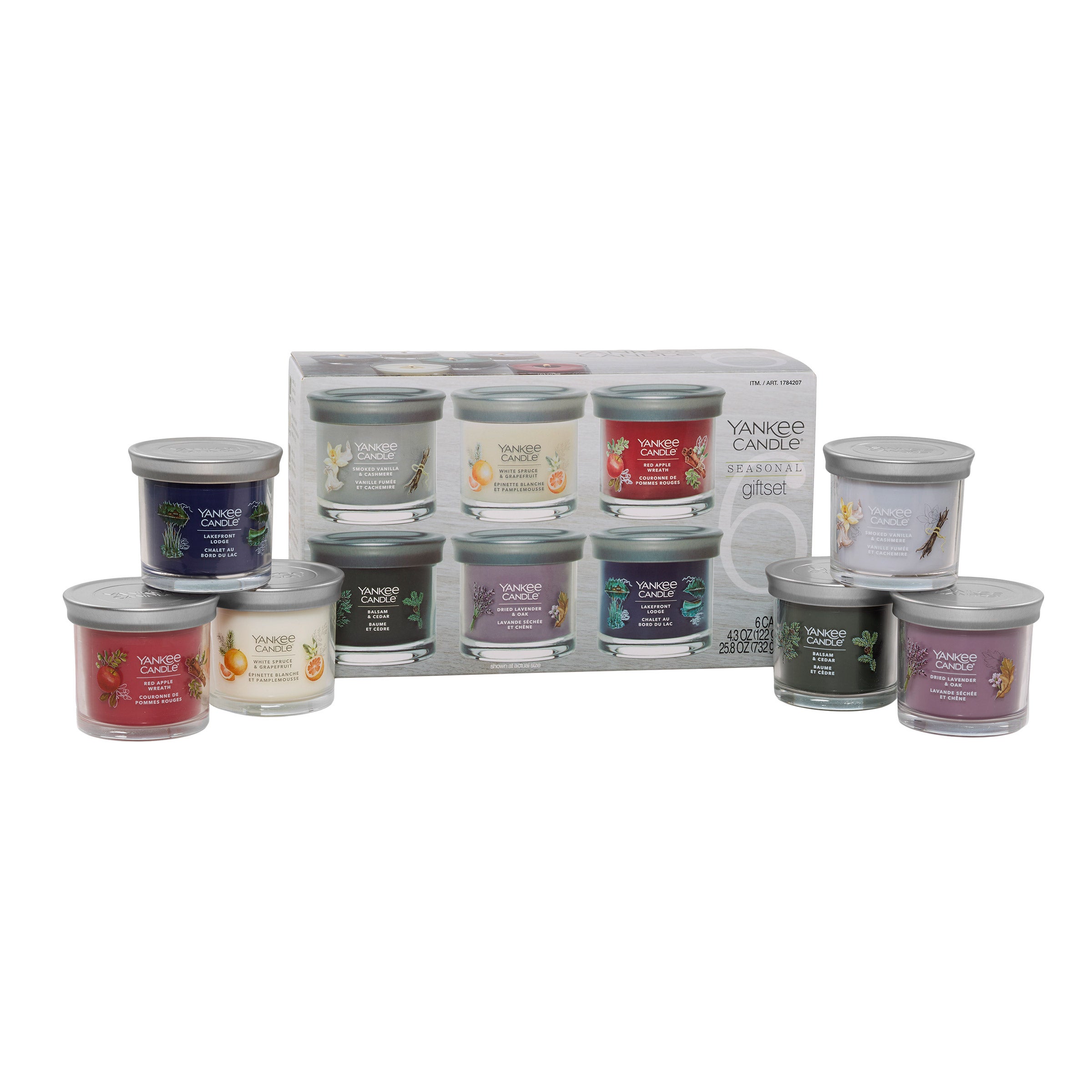 YANKEE CANDLE 6 PACK 4.3OZ EACH