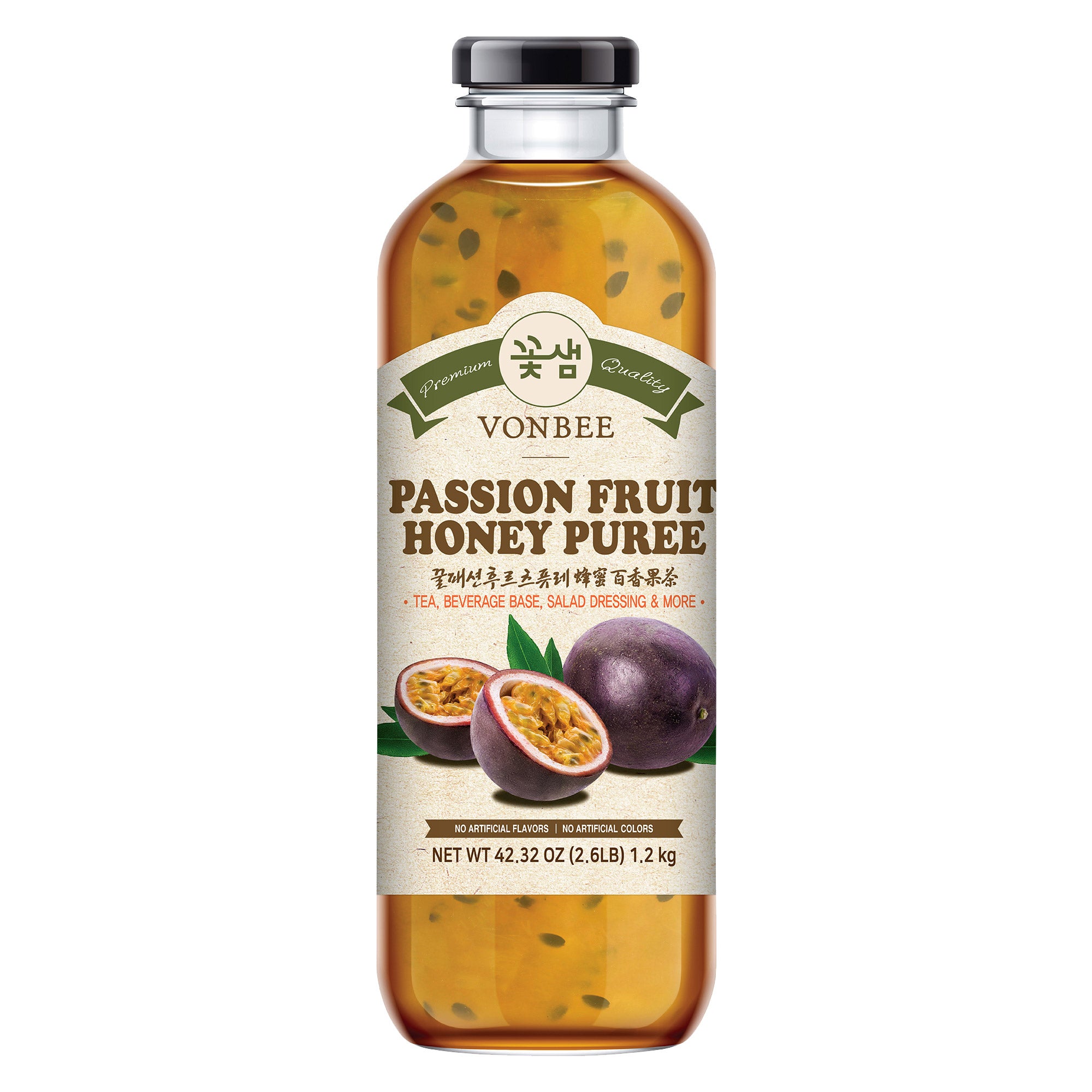 VONBEE PASSION FRUIT HONEY PUREE 42.32 OZ