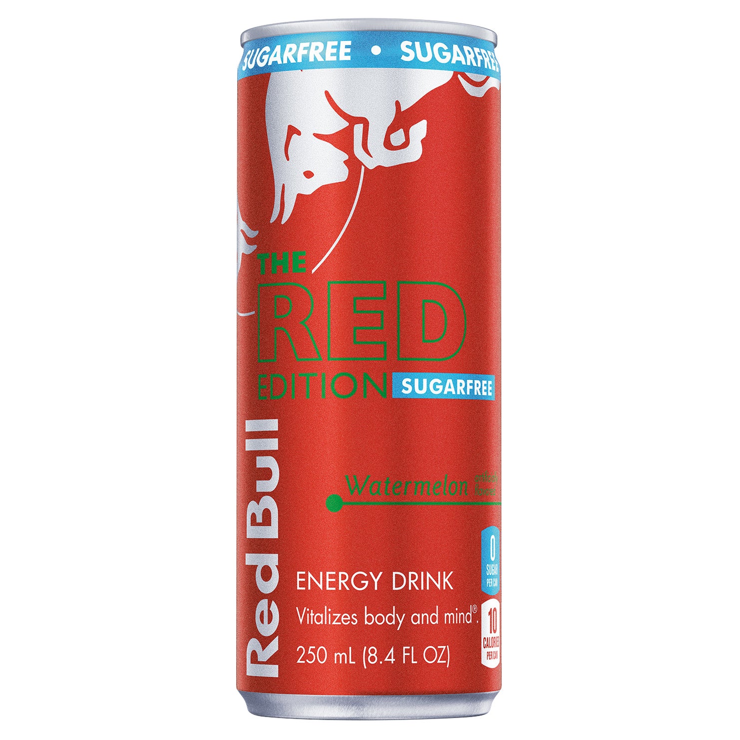 RED BULL SUGAR FREE WTMLN 24/8.4 FL OZ