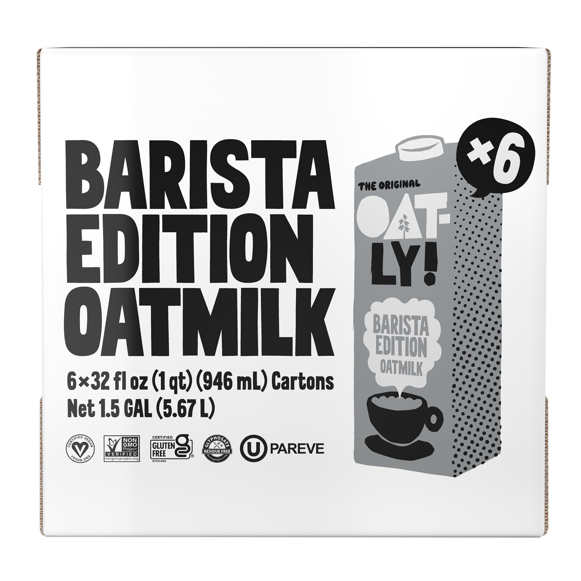 OATLY BARISTA EDITION OATMIL 6/32 OZ