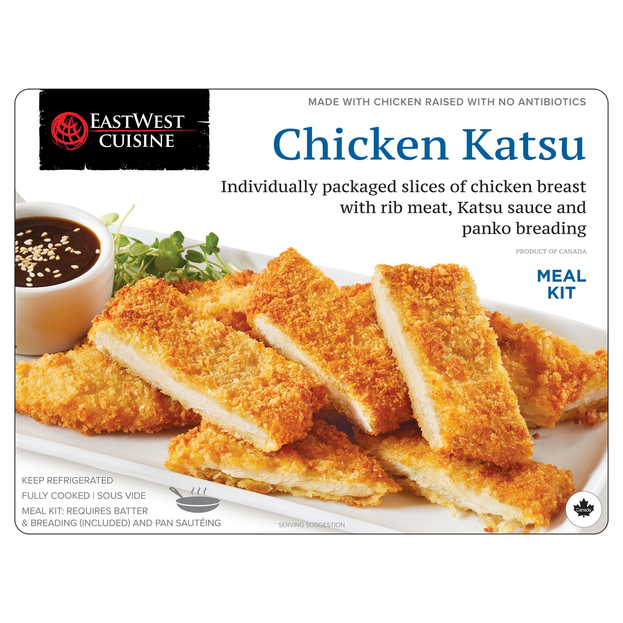 EAST WEST CUISINE ABF CHICKEN KATSU PER POUND