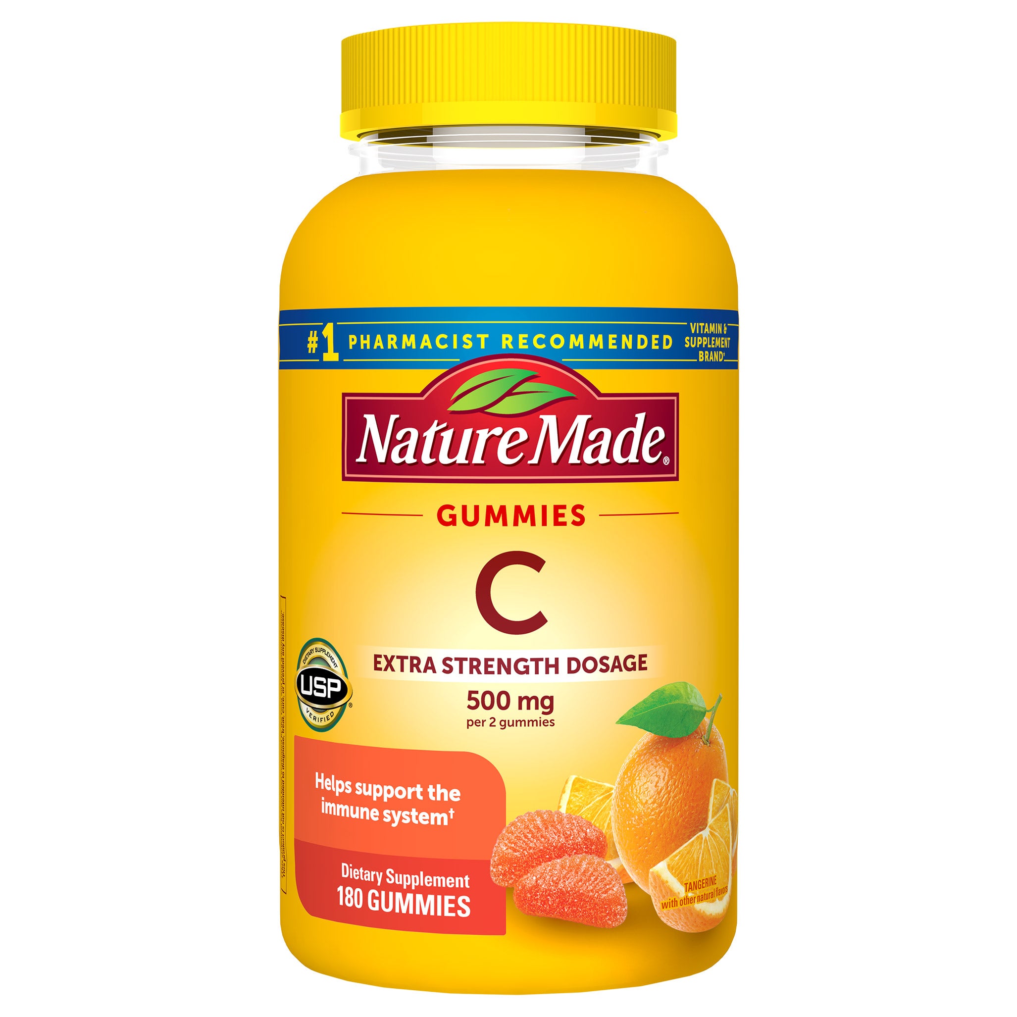 NATURE MADE EXTRA STRENGTH VITAMIN C GUMMIES 500 MG 180CT - Image 1