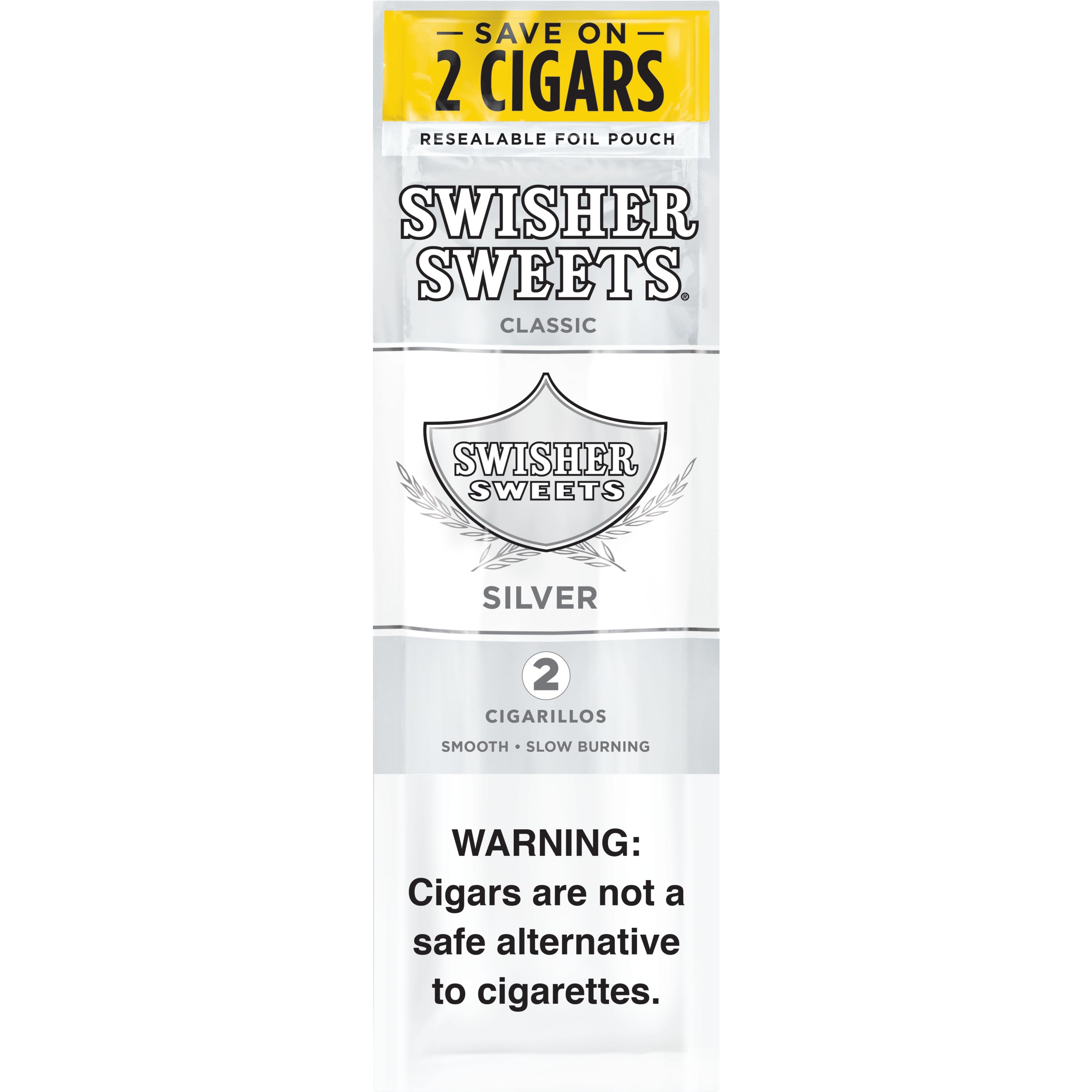 SWISHER SWEET CGRLO SILVER SAVEON2 30/2CT PCH