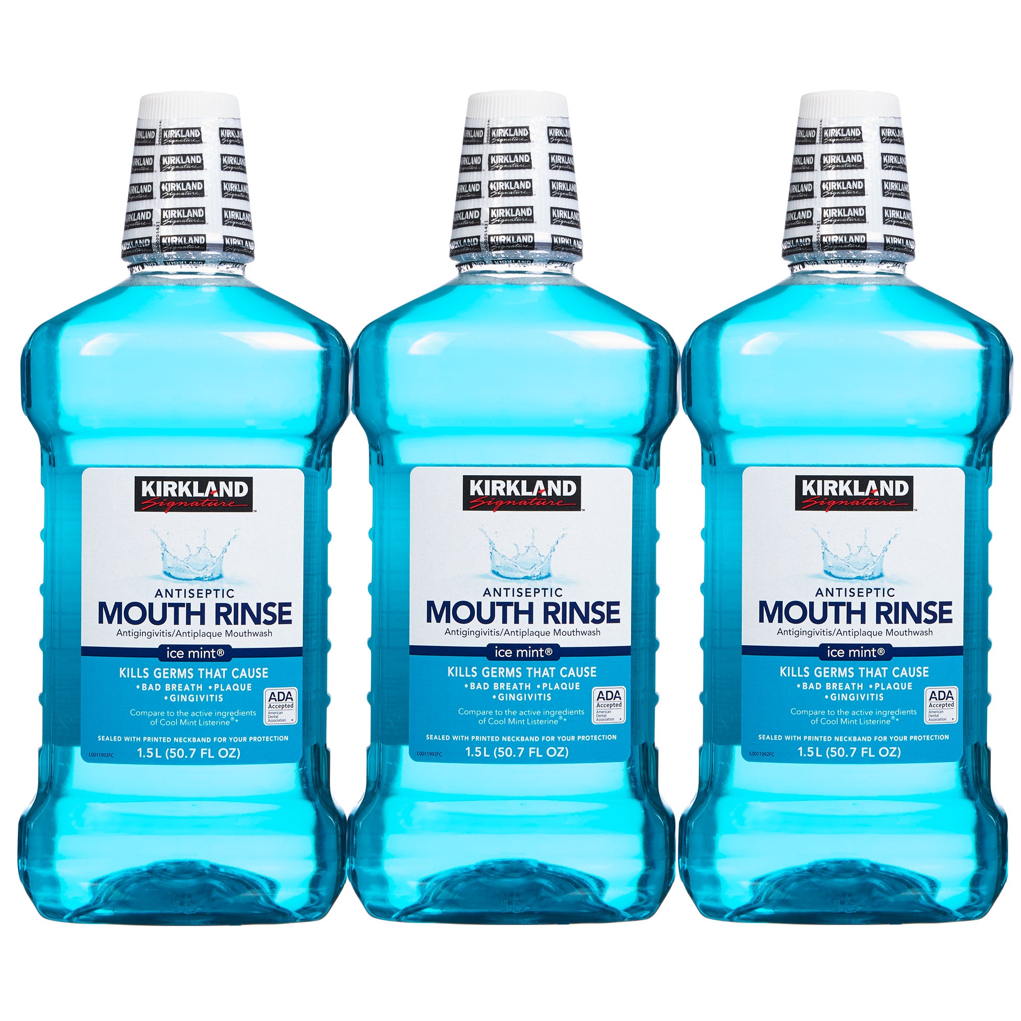 KIRKLAND SIGNATURE ANTISEPTIC MOUTH RINSE 3/1.5 LITER
