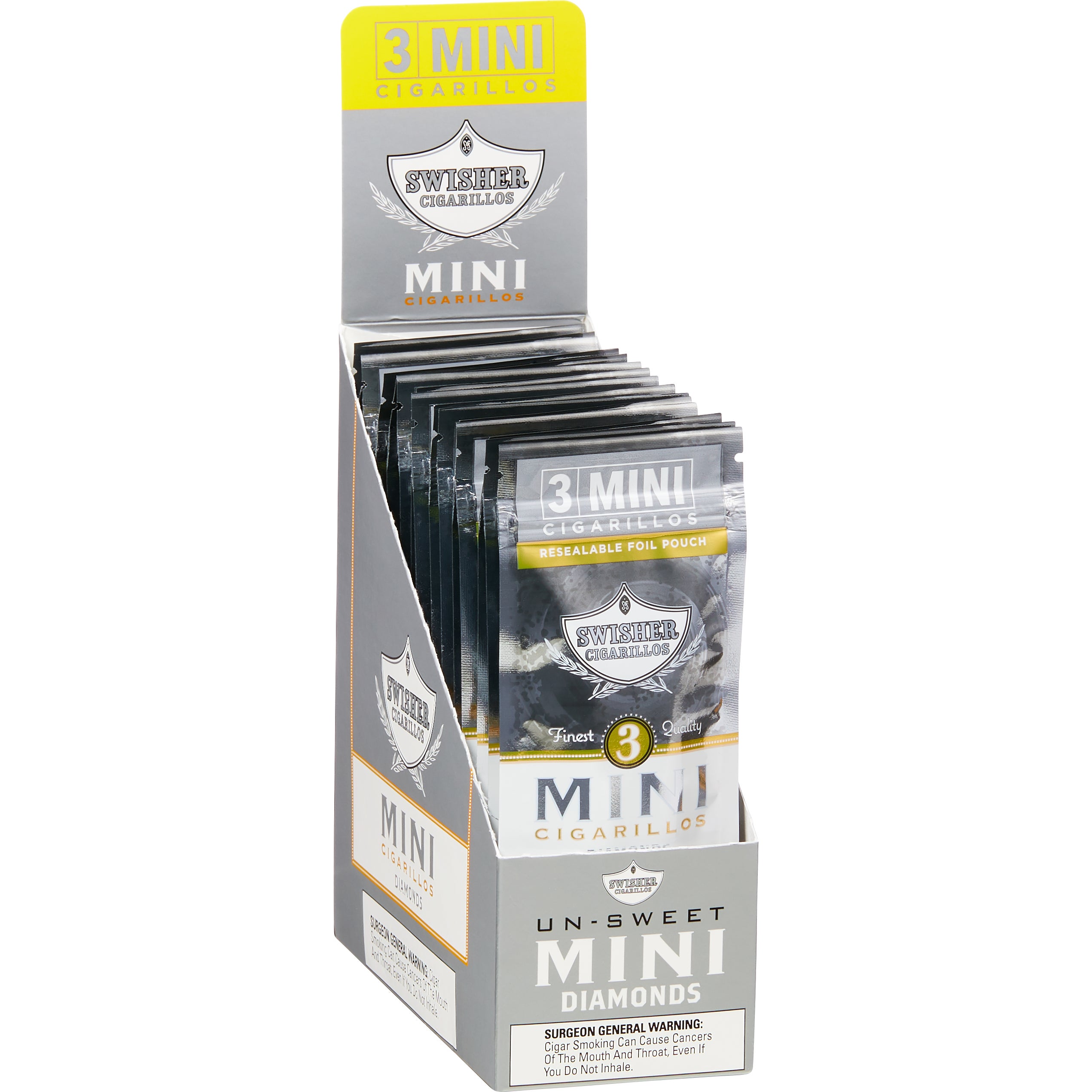 SWISHER SWEET MINI DIAMOND CIGARILLOS 15/3CT - Image 1