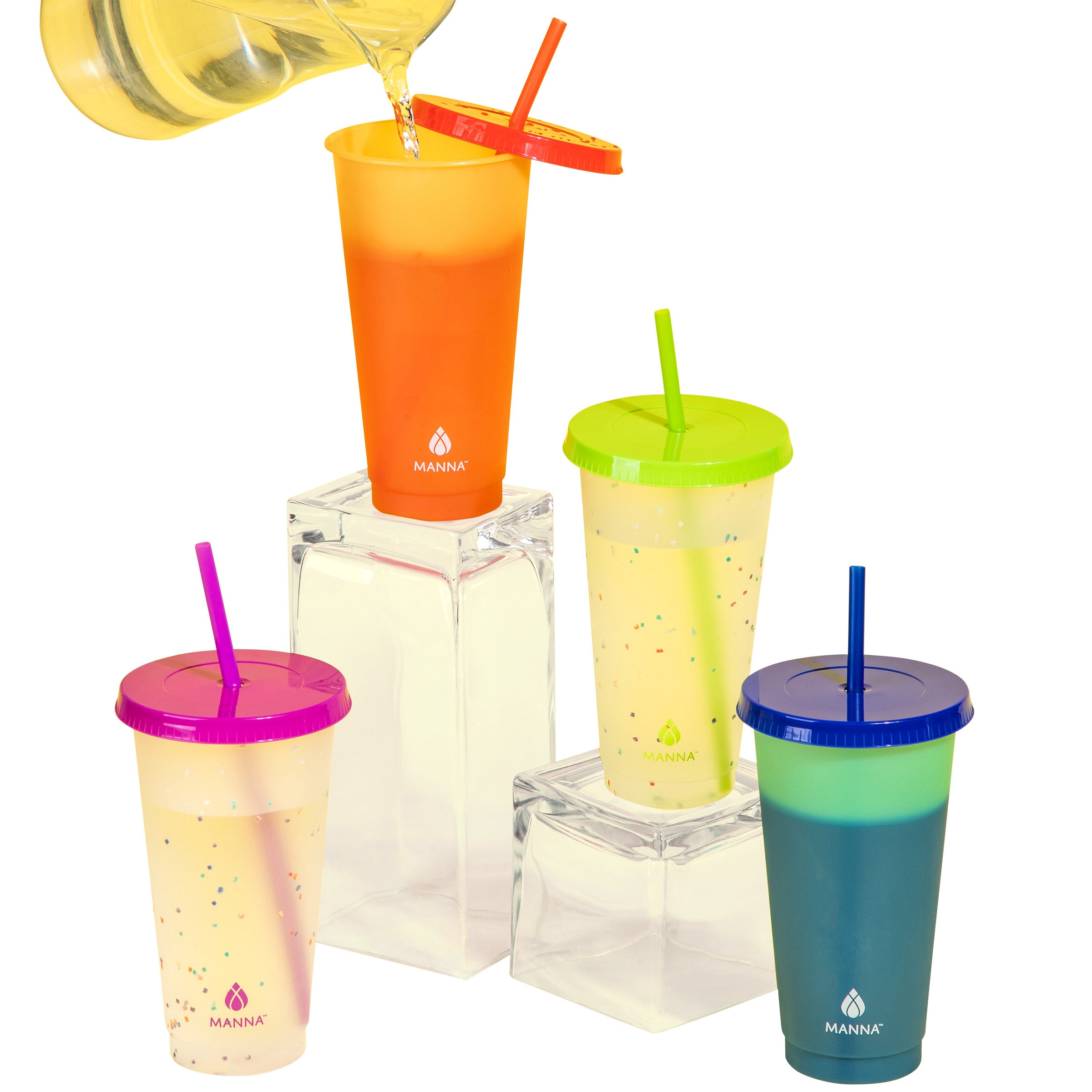 MANNA 24OZ COLOR CHANGING TUMBLERS 12 PACK - Image 1