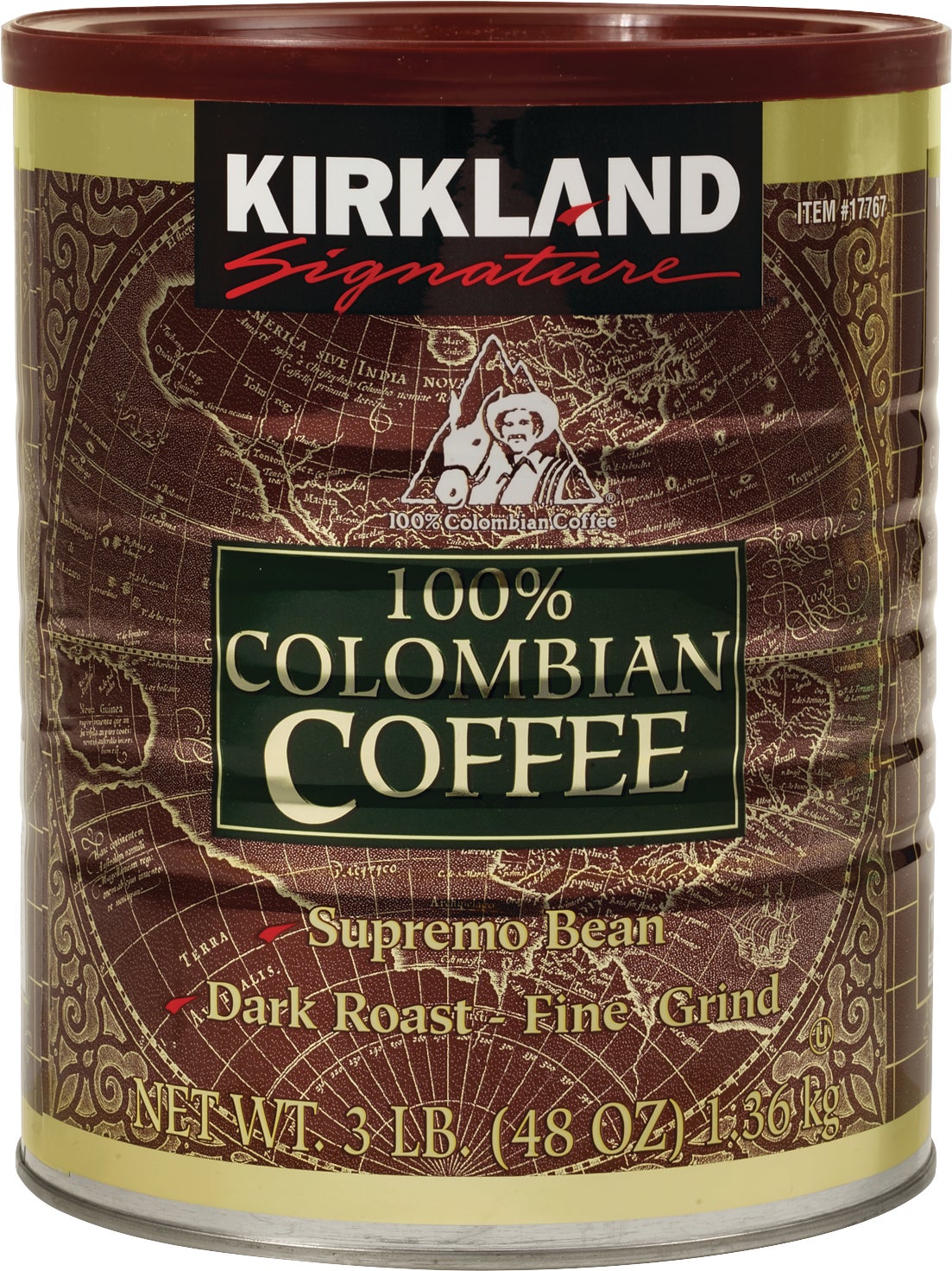 KIRKLAND SIGNATURE 100% COLOMBIAN COFFEE 3 LB