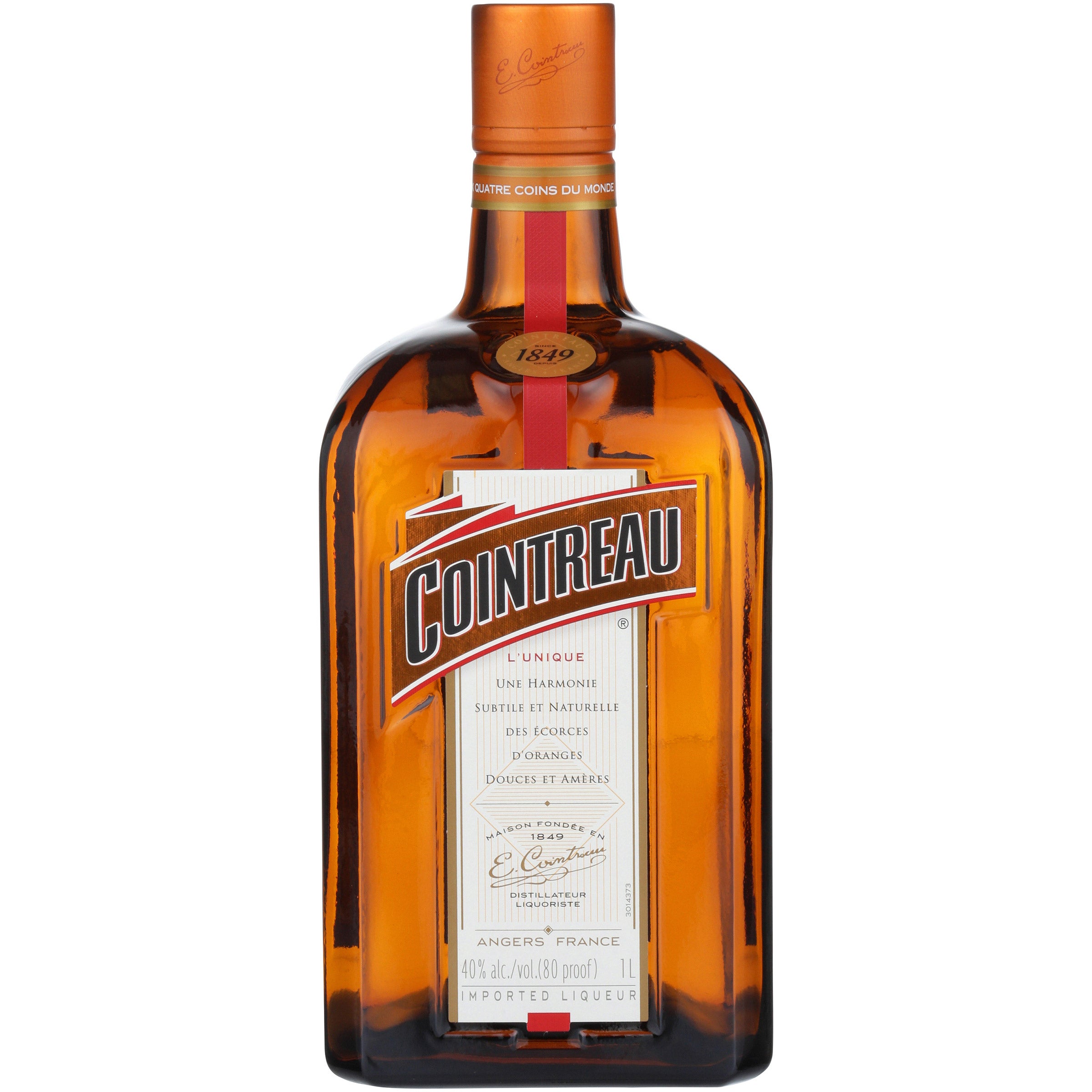 COINTREAU ORANGE LIQUEUR FRANCE 1 LITER
