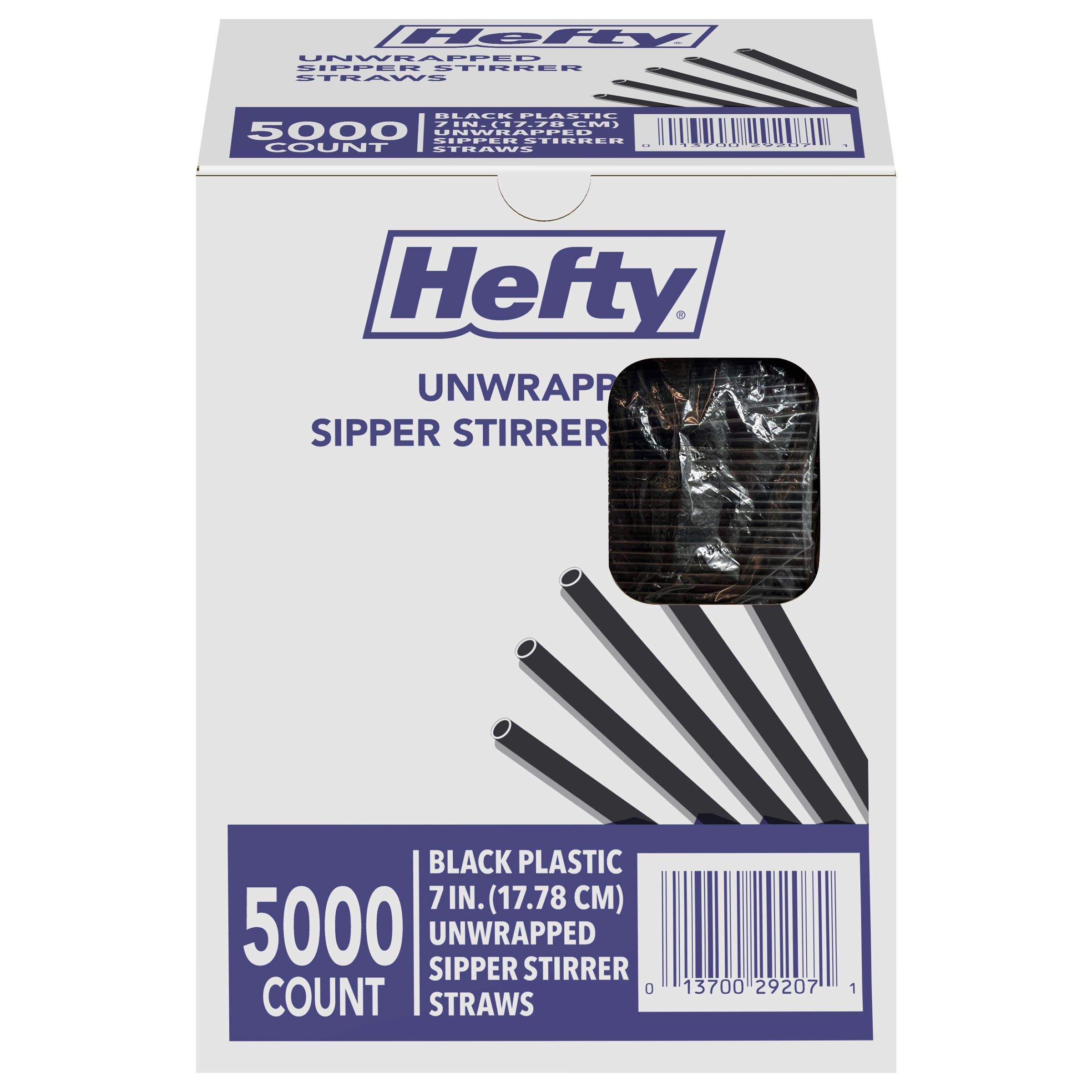 HEFTY PLASTIC STRAW STIRRER 5000 CT - Image 1