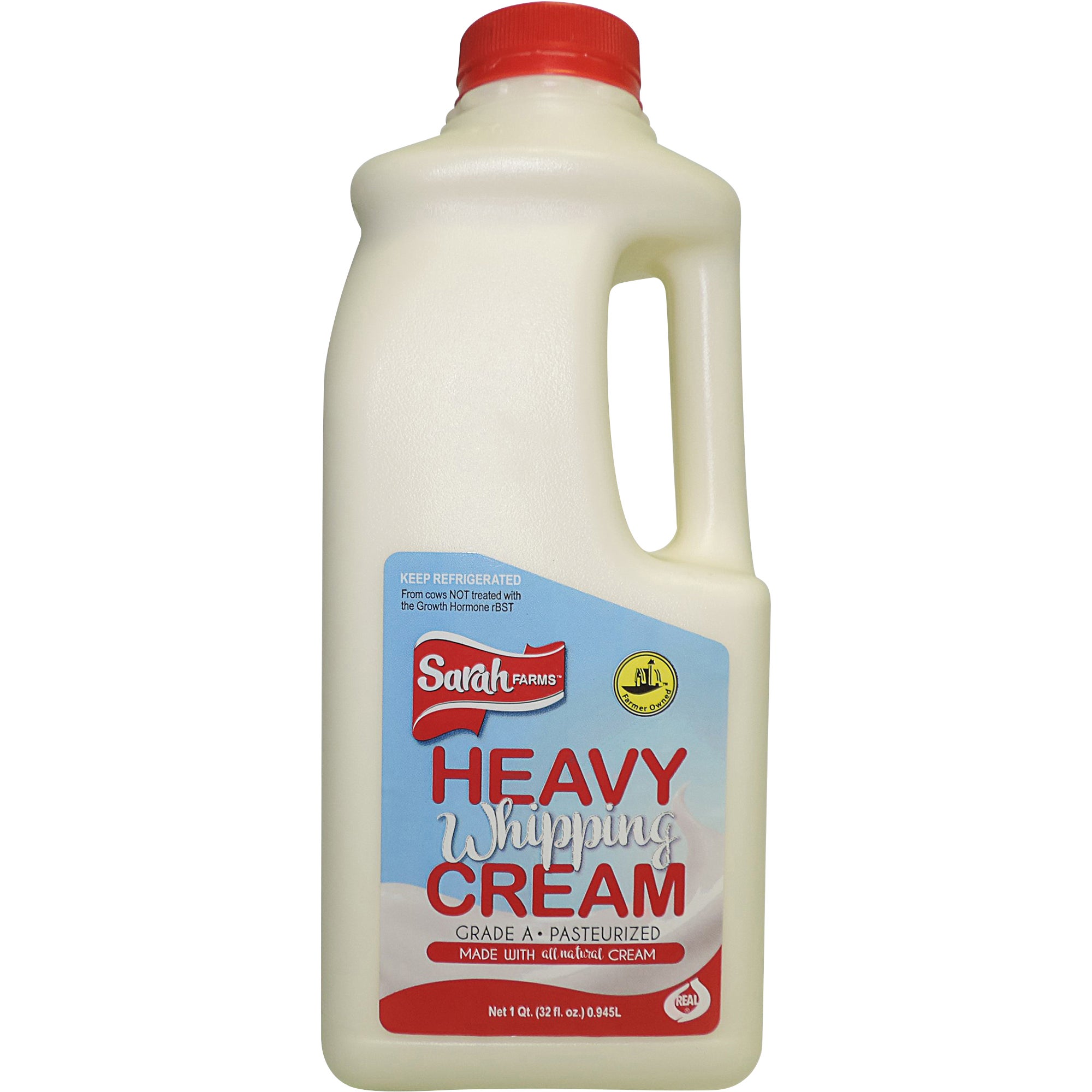 SARAH FARMS HEAVY WHIPPING CREAM 32 OZ - Image 1