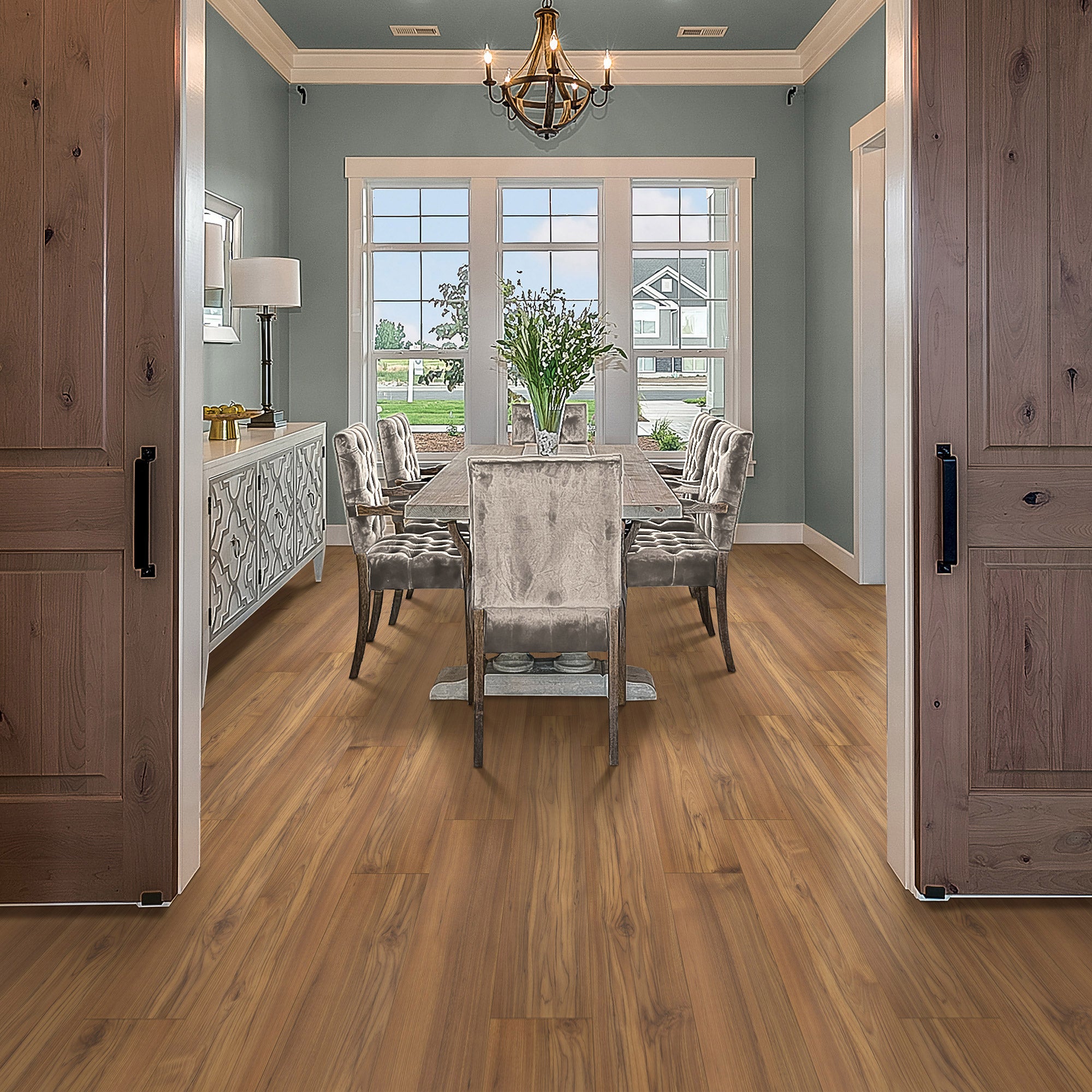 MOHAWK HOME BLAZE TEAK WP VINYL FLOORING - Image 1