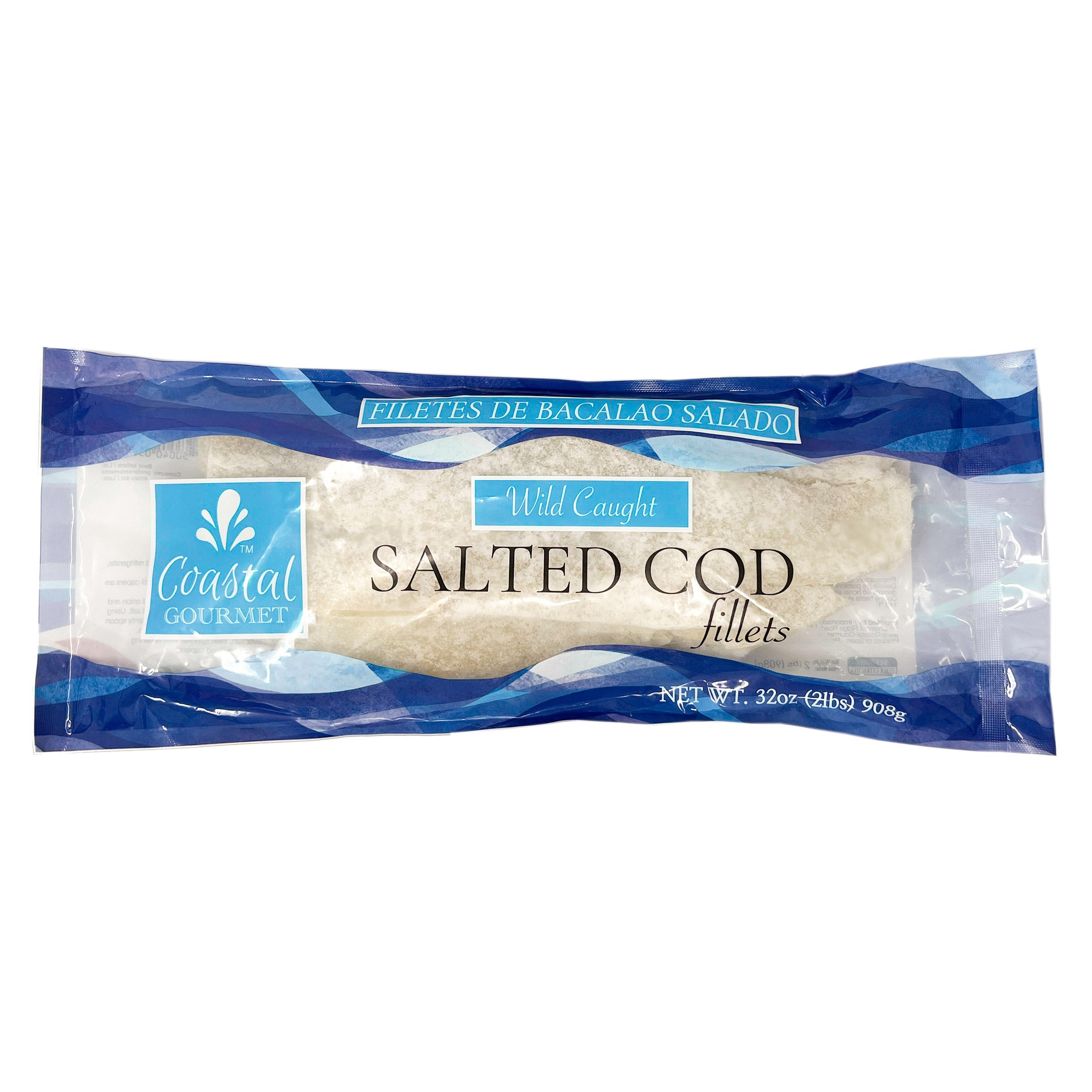 COASTAL GOURMET SALTED COD FILLET 32 OZ (2 LBS)