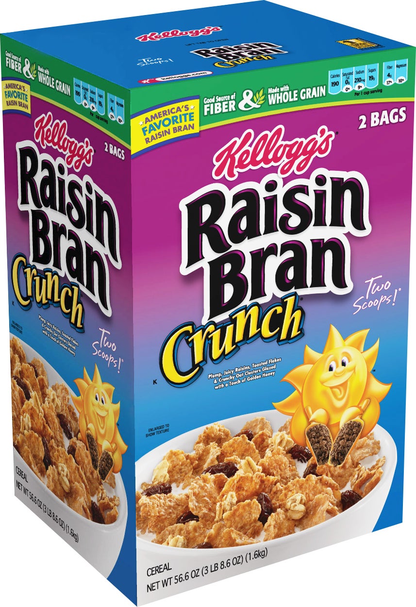 KELLOGG'S RAISIN BRAN CRUNCH 56.6 OZ