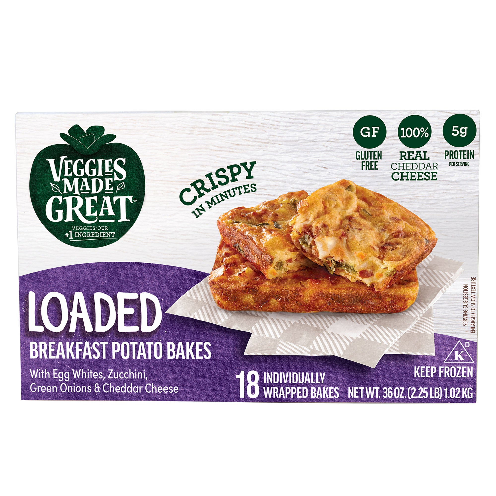 VEGGIES MADE GREAT BREAKFAST POTATO BAKE 18 COUNT BOX - Image 1