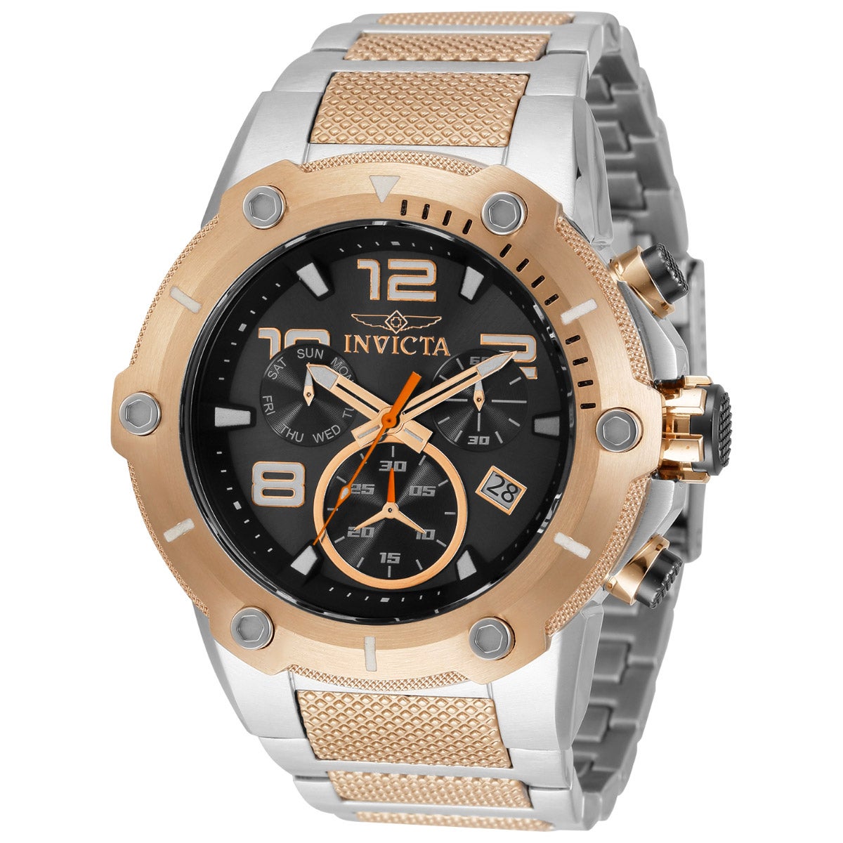INVICTA SPEEDWAY BLACK IP TWO-TONE MEN'S QUARTZ WATCH - Image 1
