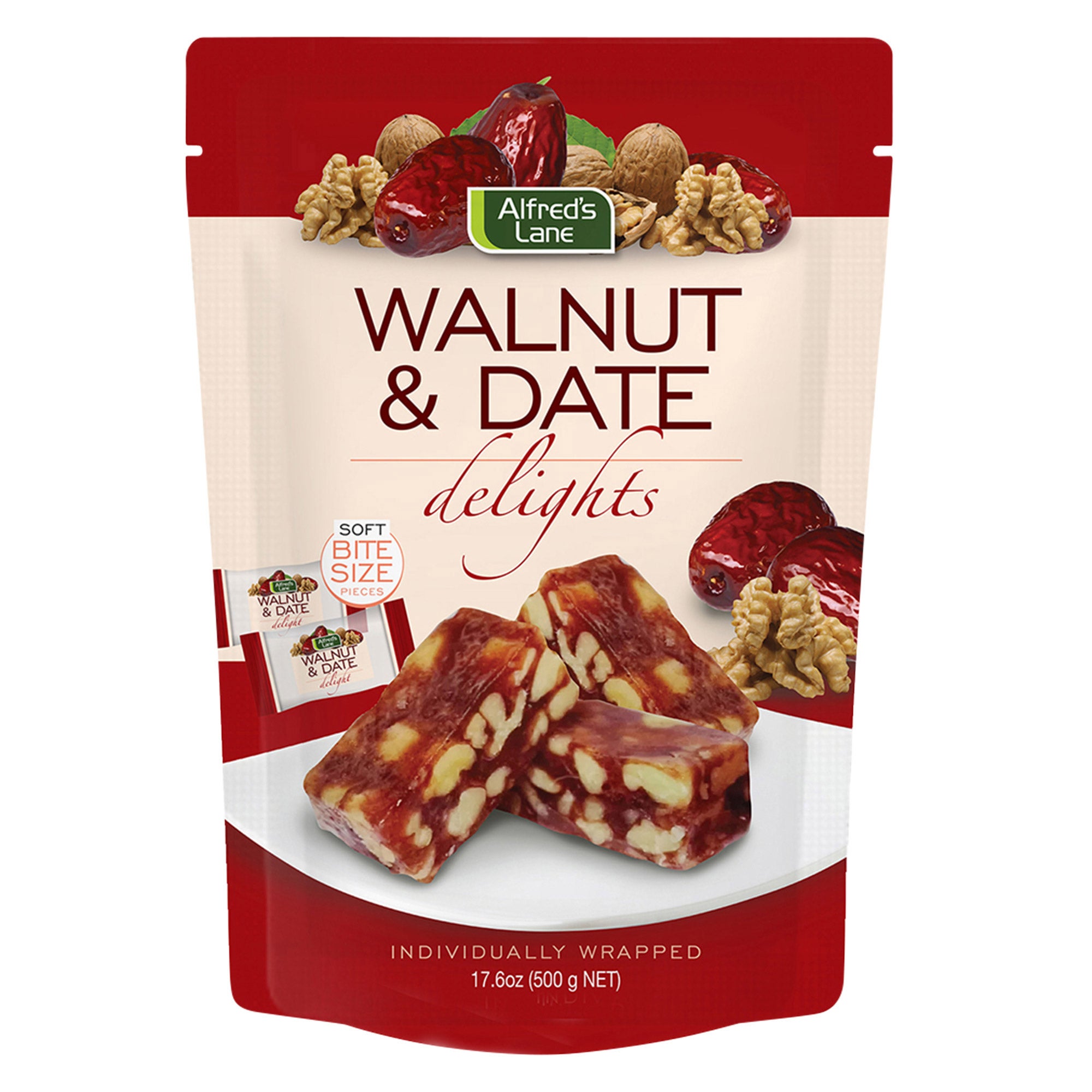 ALFRED'S LANE WALNUT & DATE DELIGHTS 17.6 OZ - Image 1