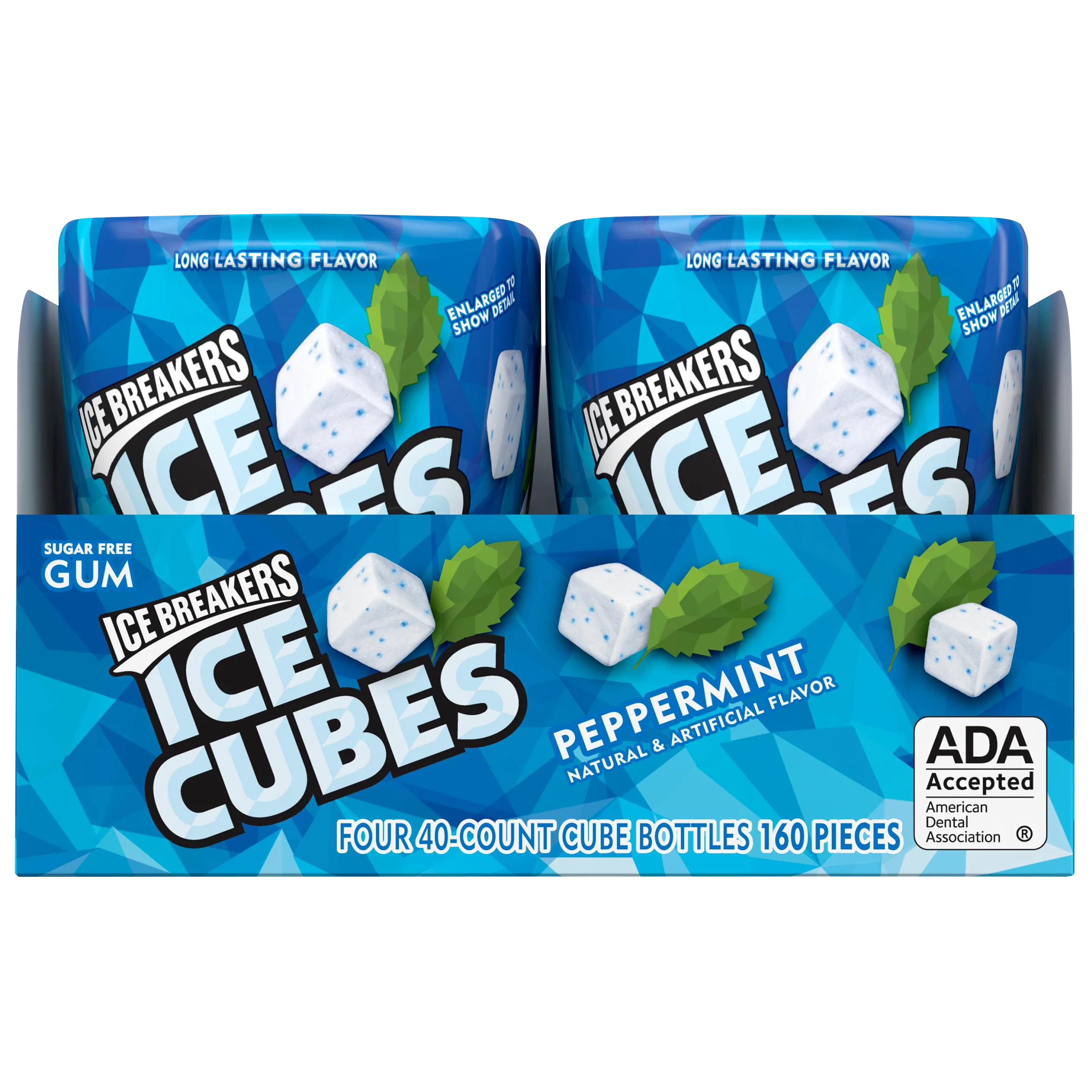 ICE BREAKERS ICE CUBES PEPPERMINT 4 CT/40 PC - Image 1