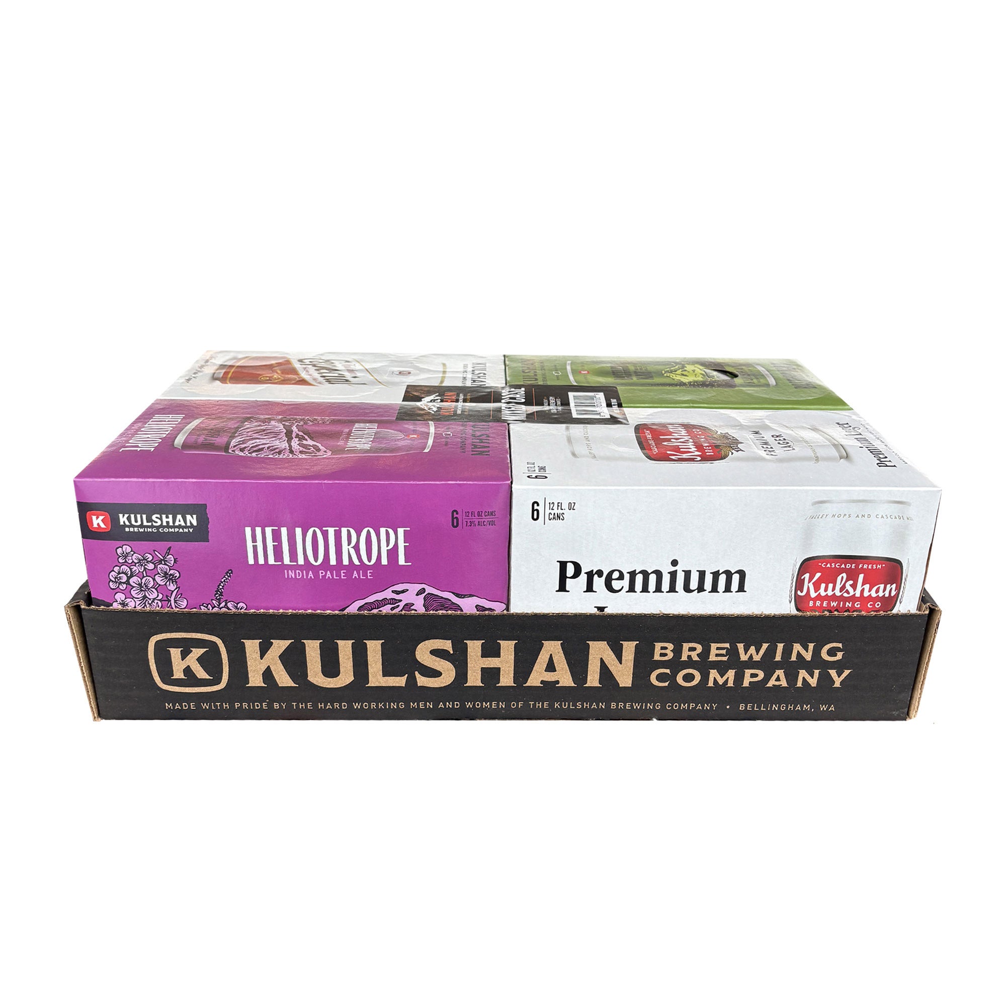 KULSHAN BREWING VARIETY PACK BELLINGHAM 24/12OZ - Image 1