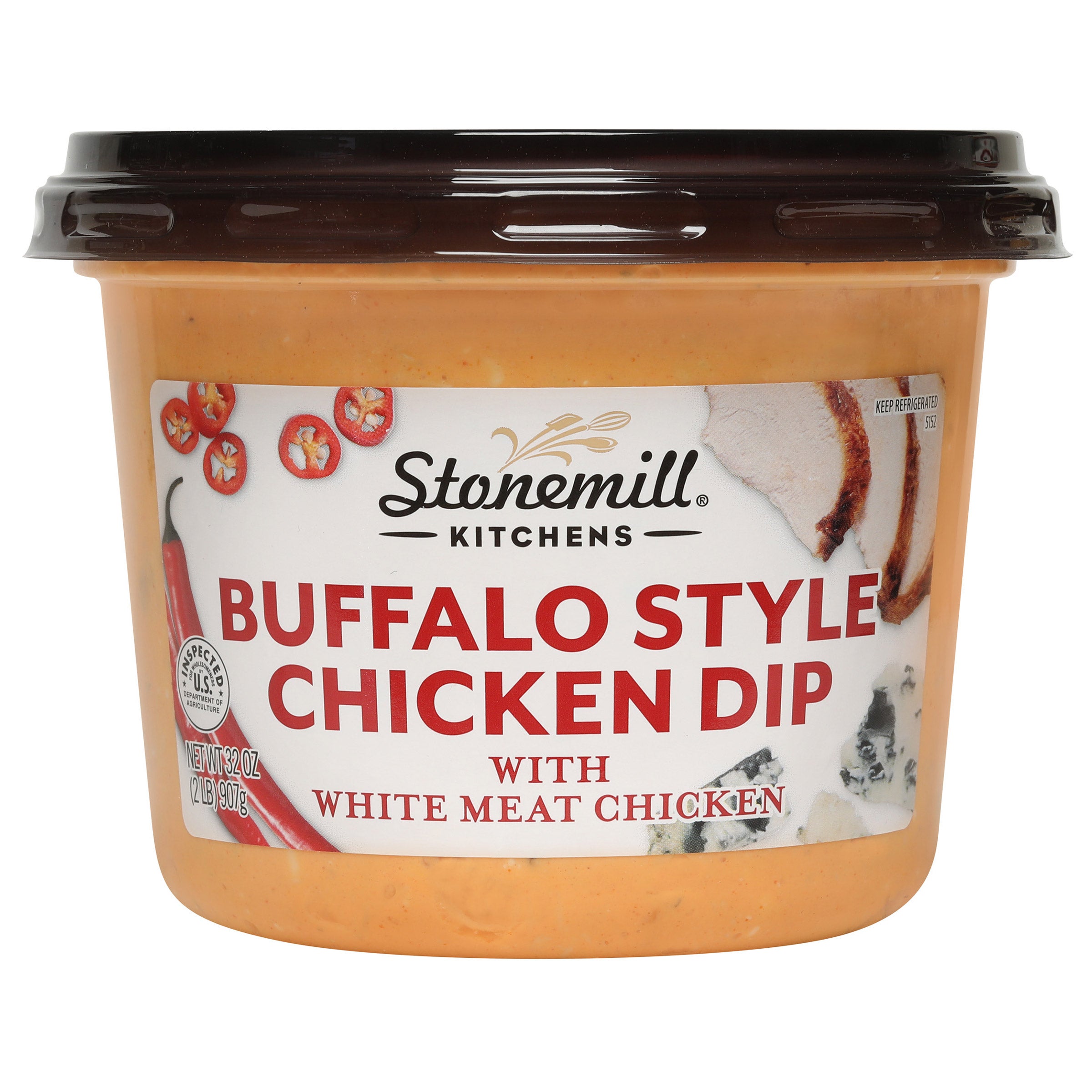 STONEMILL KITCHENS BUFFALO CHICKEN DIP 32 OUNCE CONTAINER