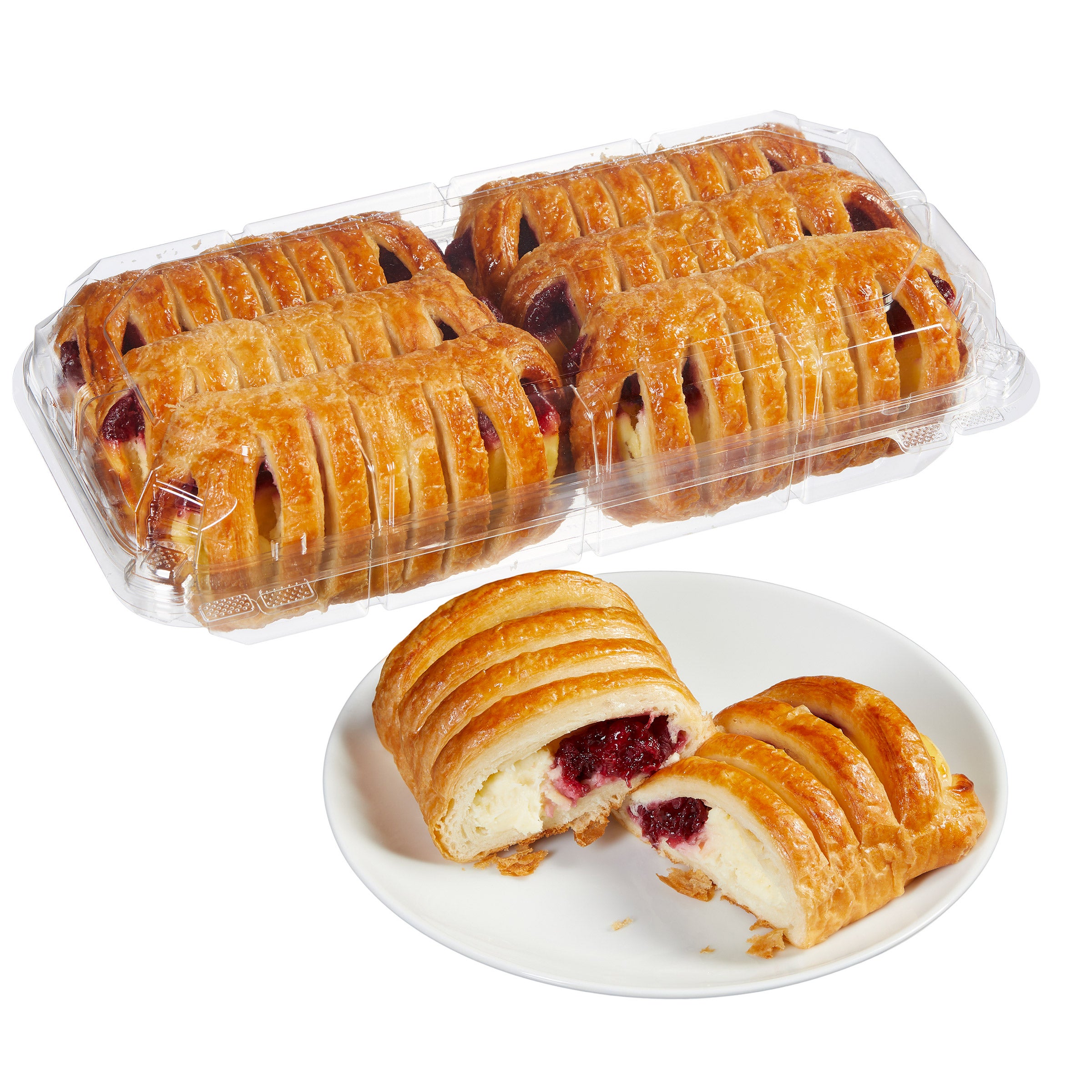 CHERRY AND CHEESE PASTRY 6 PACK