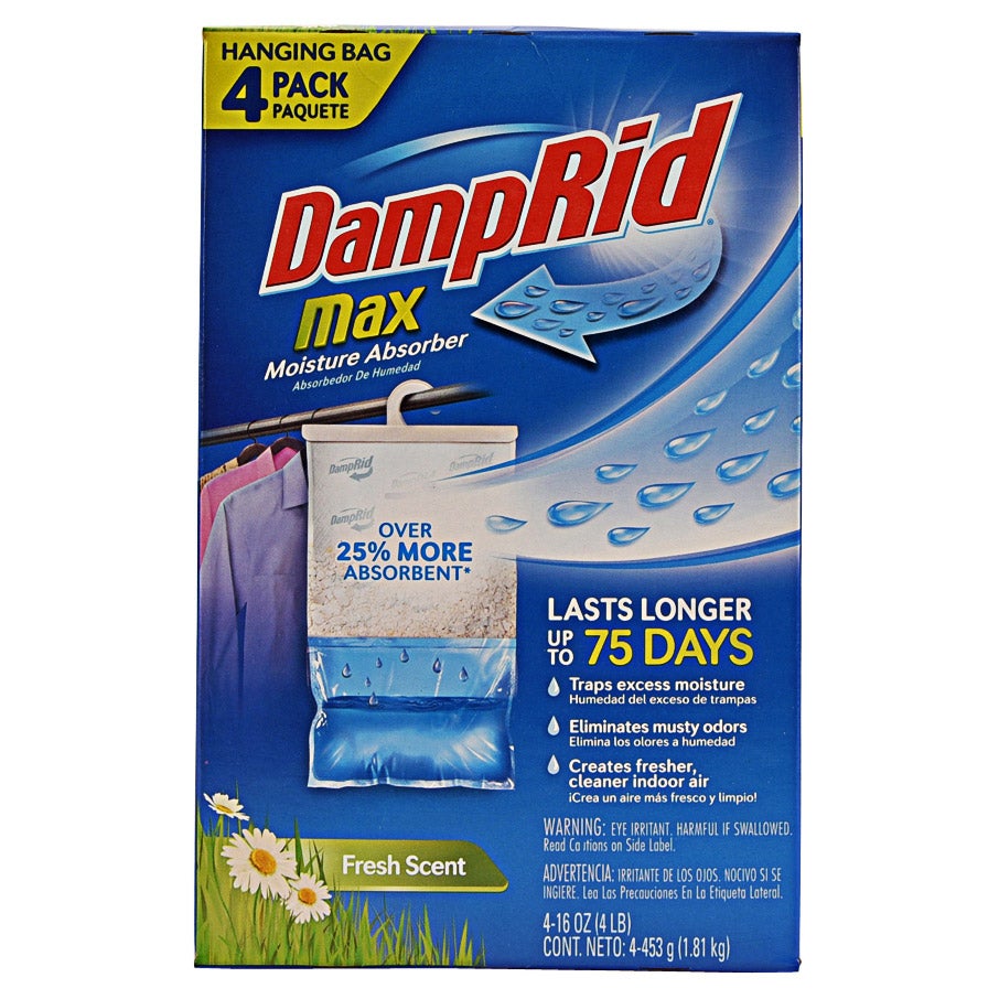 DAMPRID HIGH CAPACITY 4 PACK MOISTURE ABSORBER