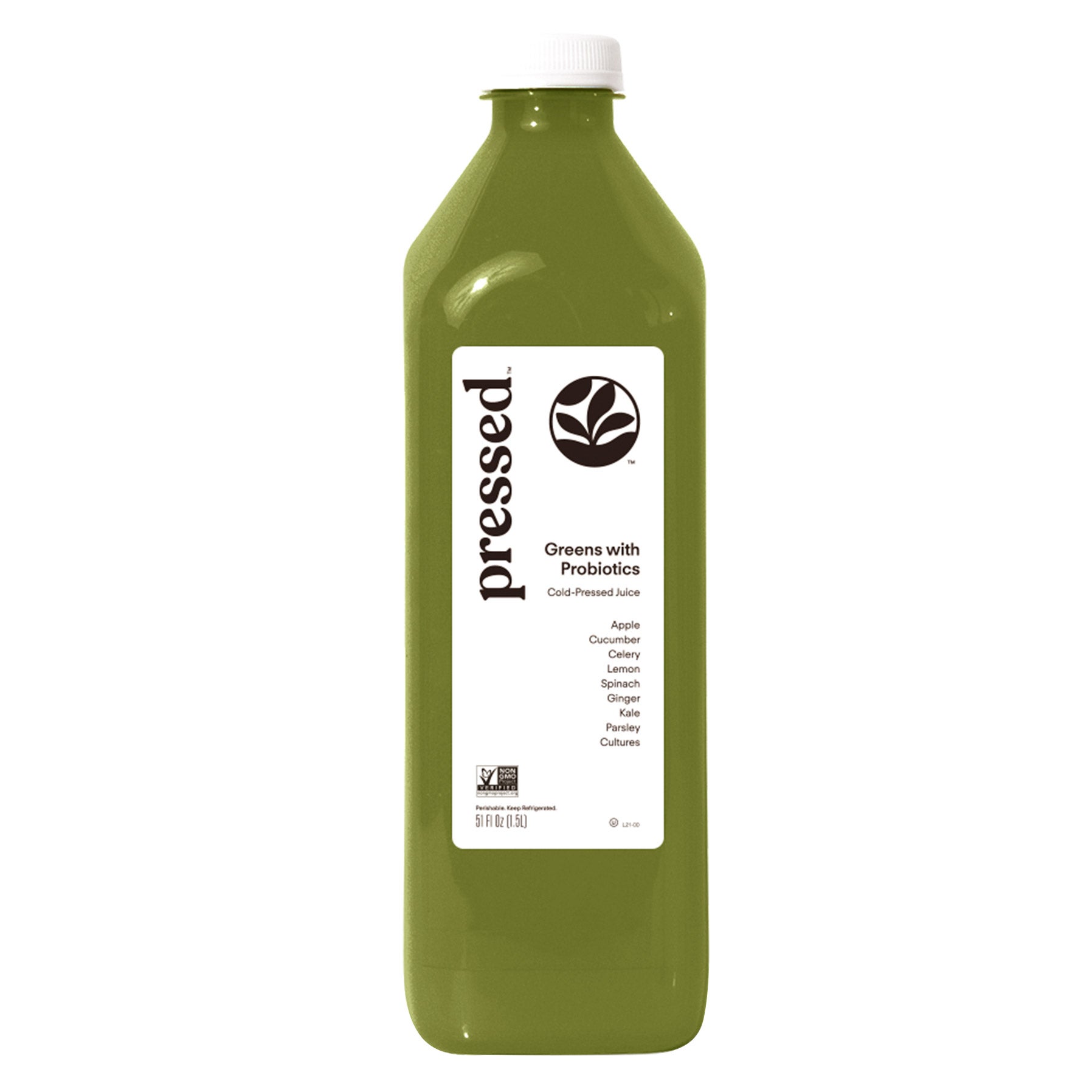 PRESSED JUICERY REFRESHING GREENS PLUS 51 OZ